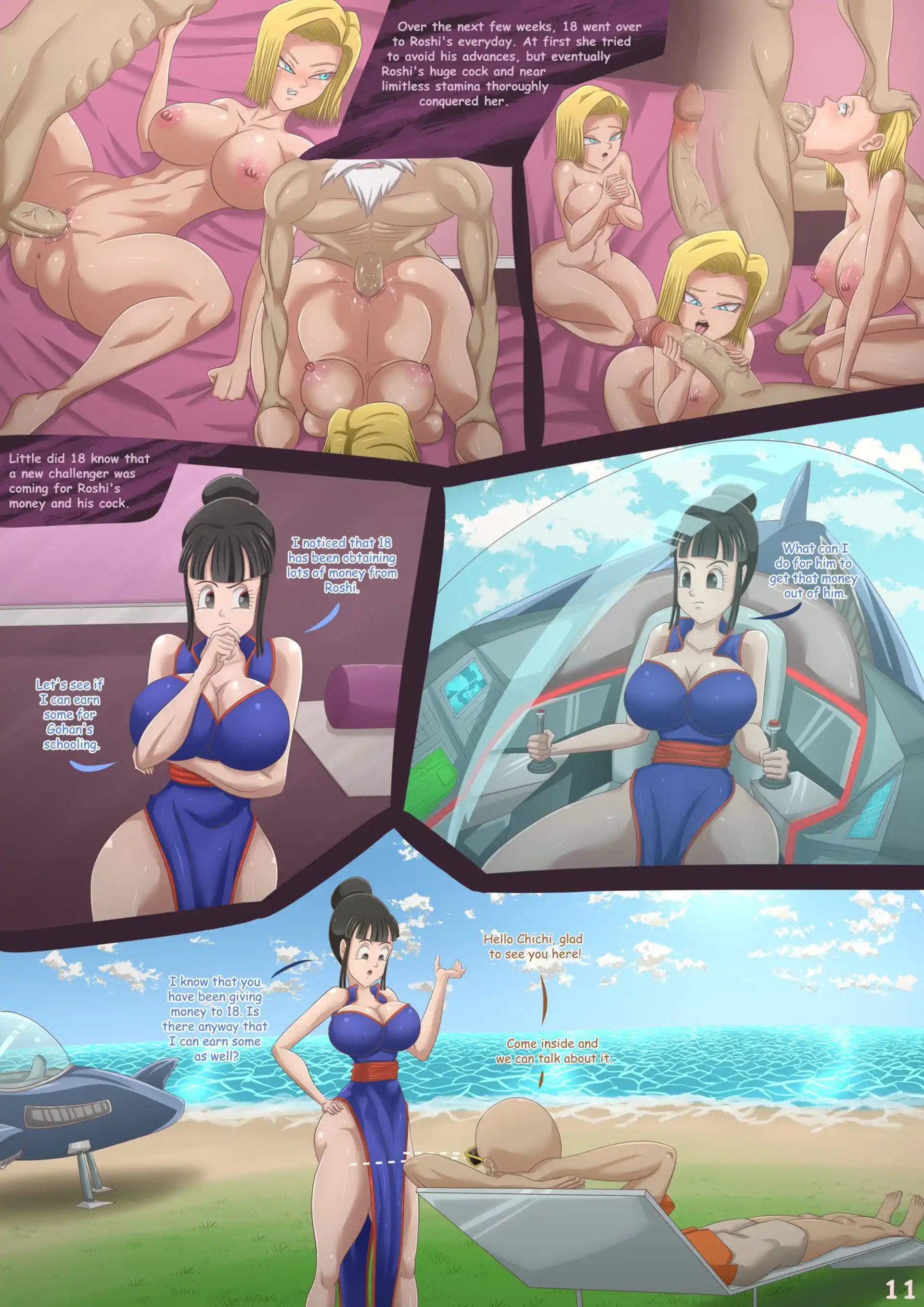 Kame’s Continuous Conquest Kame's Continuous Conquest - Chapter 1 (Dragon Ball Z) page 13