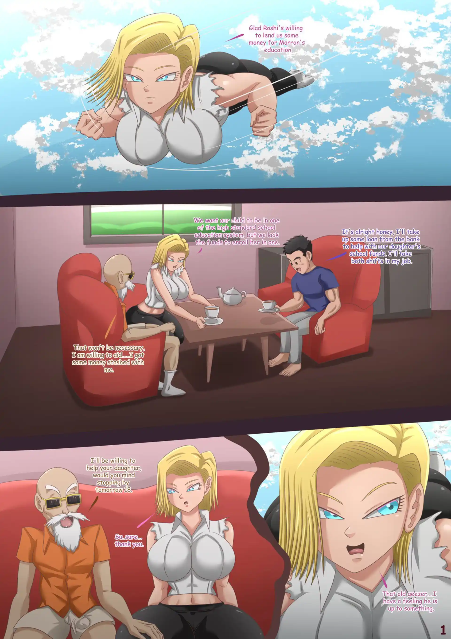 Kame’s Continuous Conquest Kame's Continuous Conquest - Chapter 1 (Dragon Ball Z) page 3