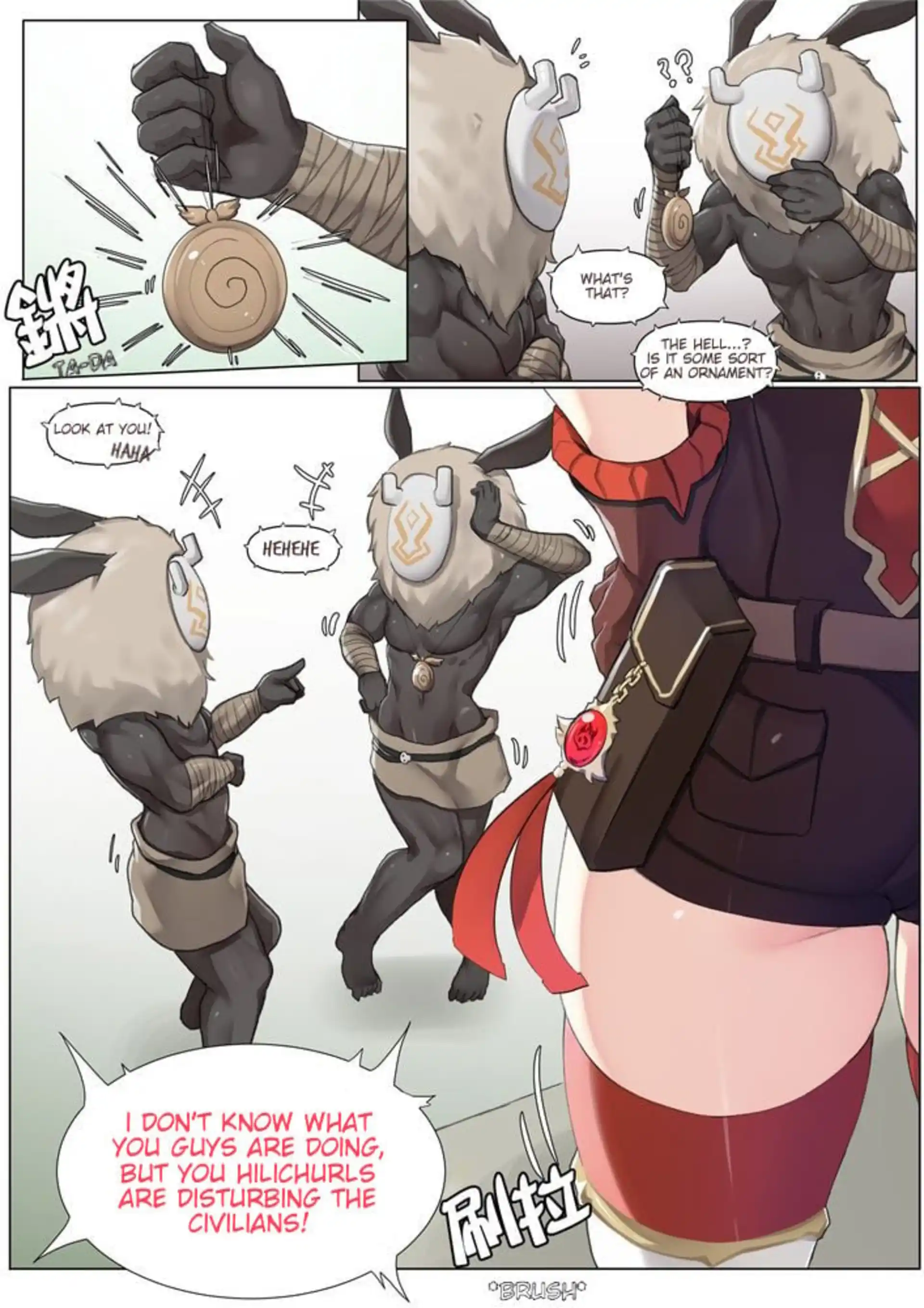 If Scenario – Amber If Scenario - Amber - Chapter 1 (Genshin Impact) page 4