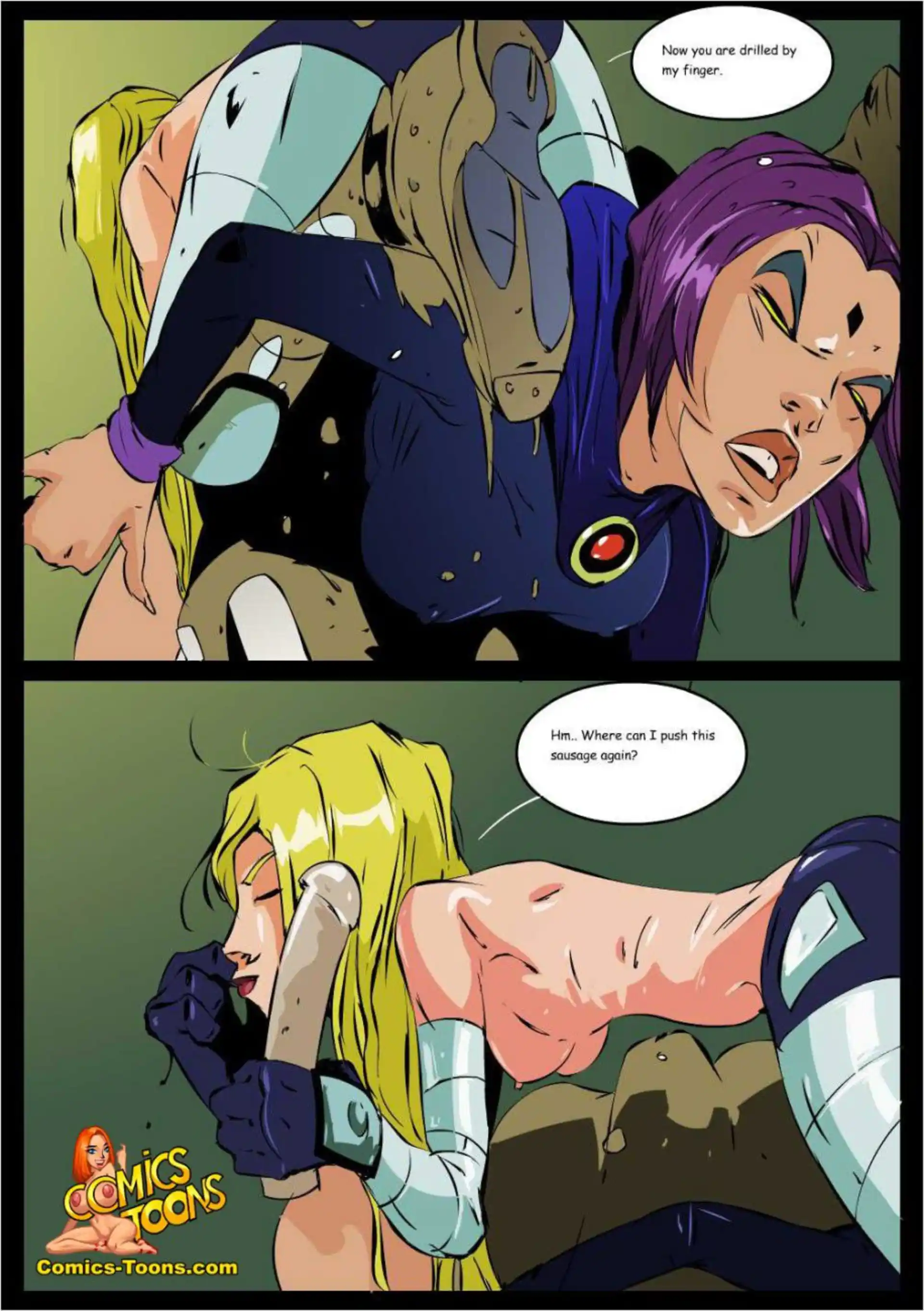 Teen Titans Comics Terra & Raven (Teen Titans) - page 19
