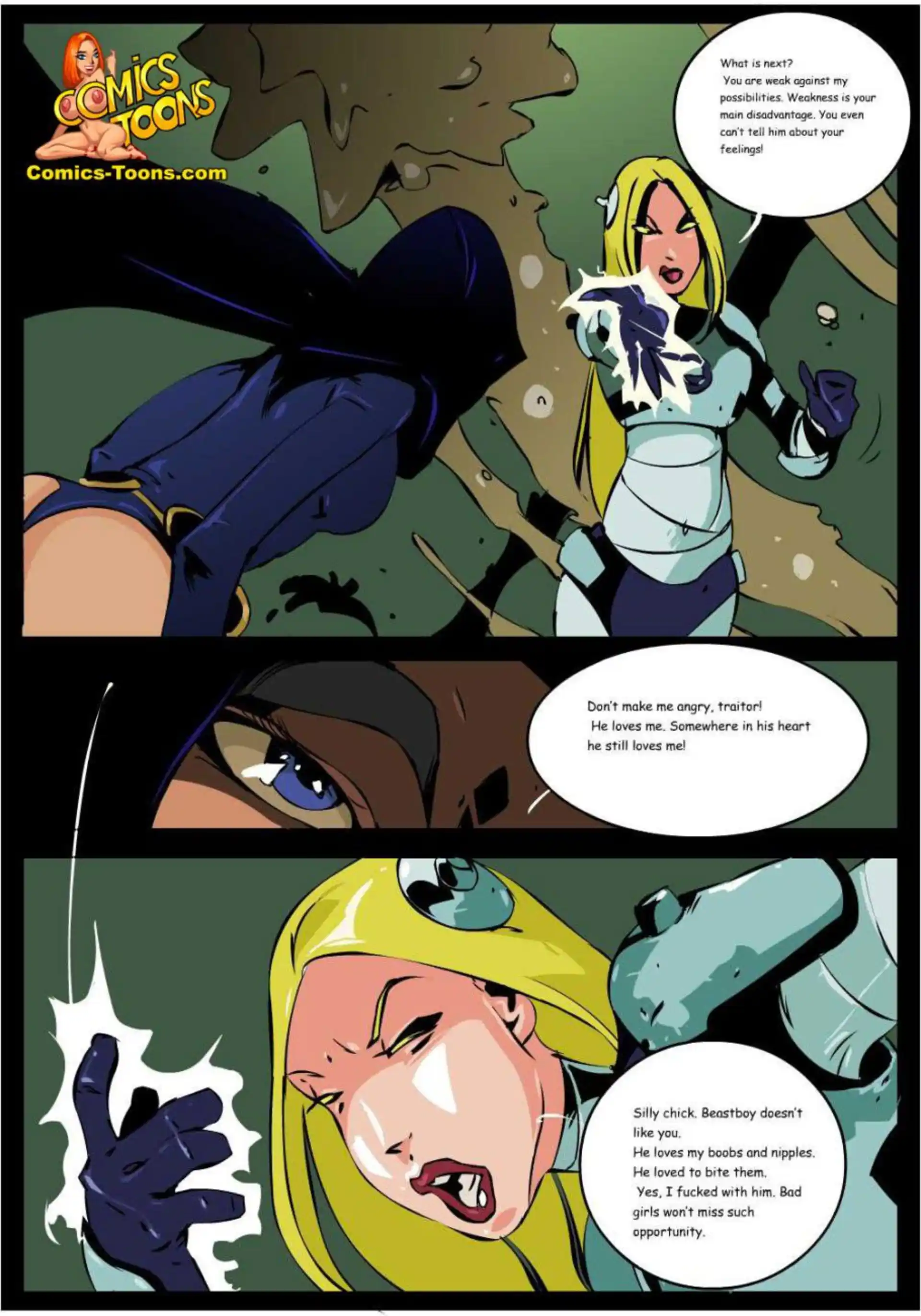 Teen Titans Comics Terra & Raven (Teen Titans) - page 6