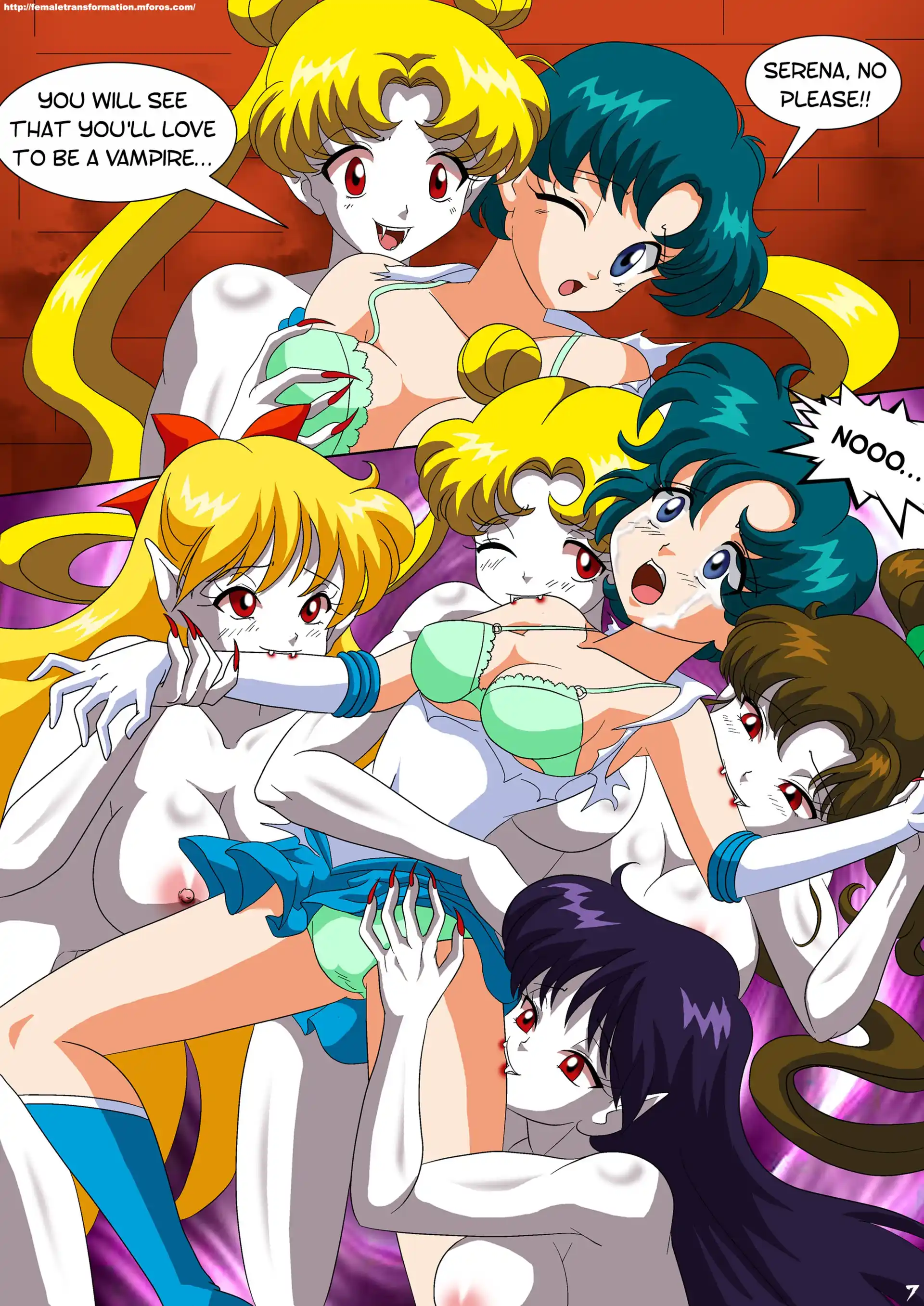 Vampires Of The Night Vampires Of The Night - Chapter 5 (Sailor Moon) page 8