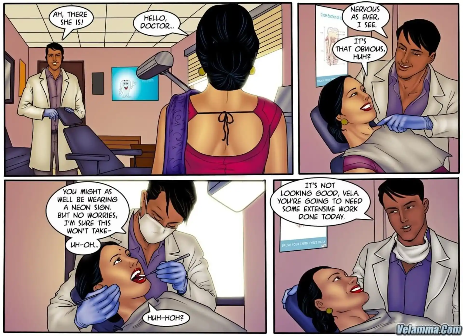 Velamma Dreams Velamma Dreams - Dirty Dentist - Chapter 14 page 9