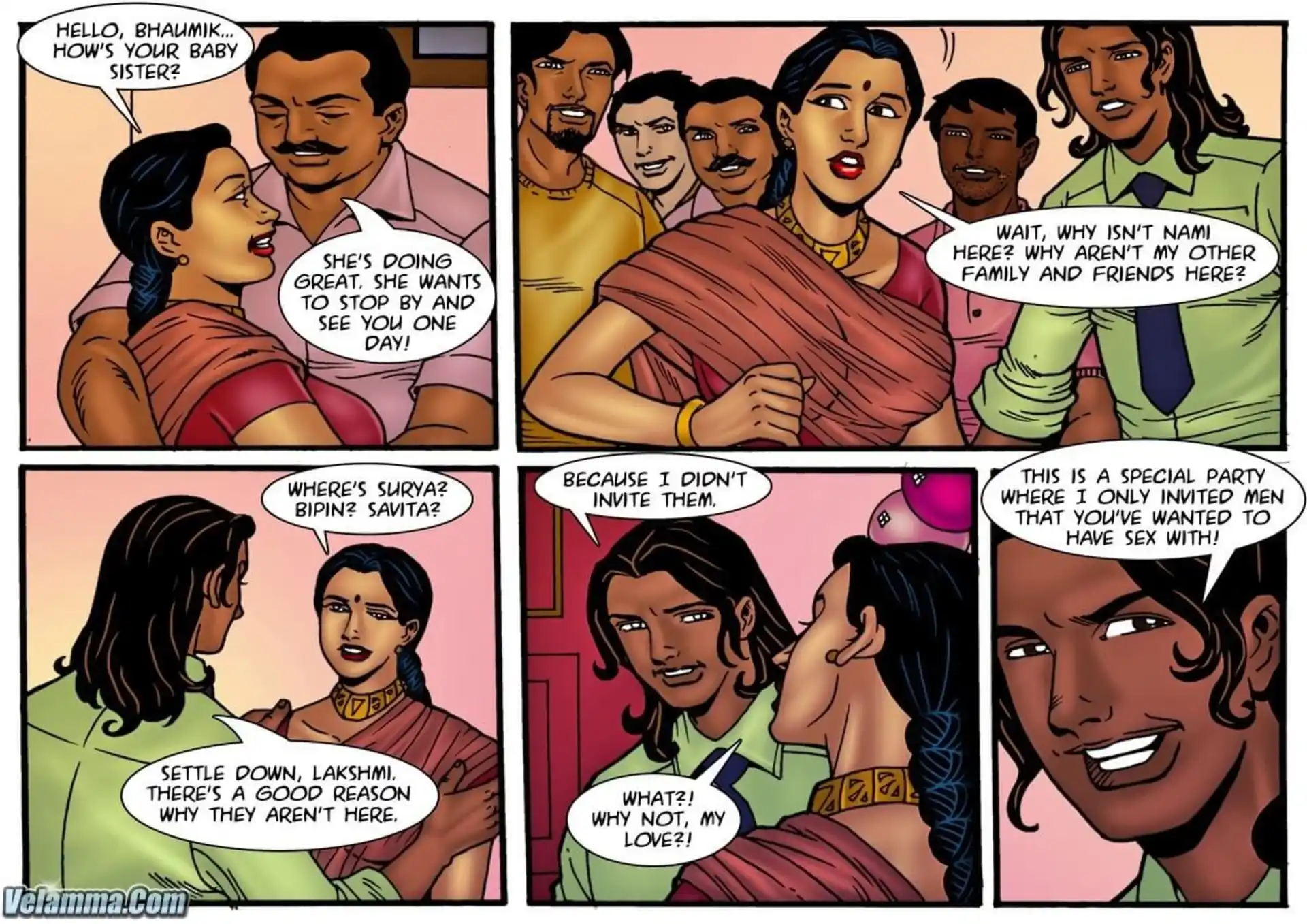 Velamma Dreams Velamma Dreams - A Birthday Orgy for VELA - Chapter 9 page 4