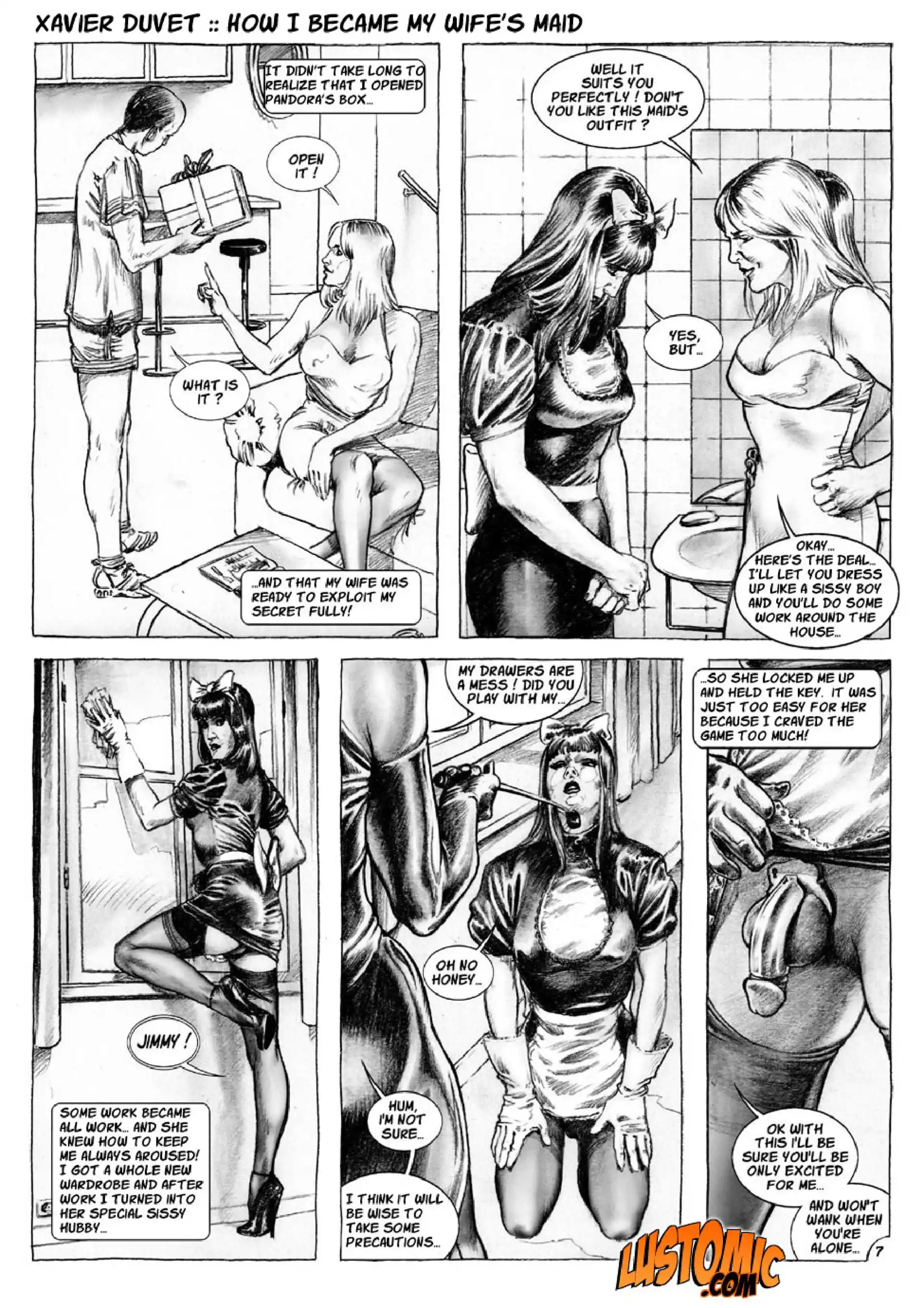 My Feminization My Feminization - How I Became My Wife's Maid - Chapter 3 page 8