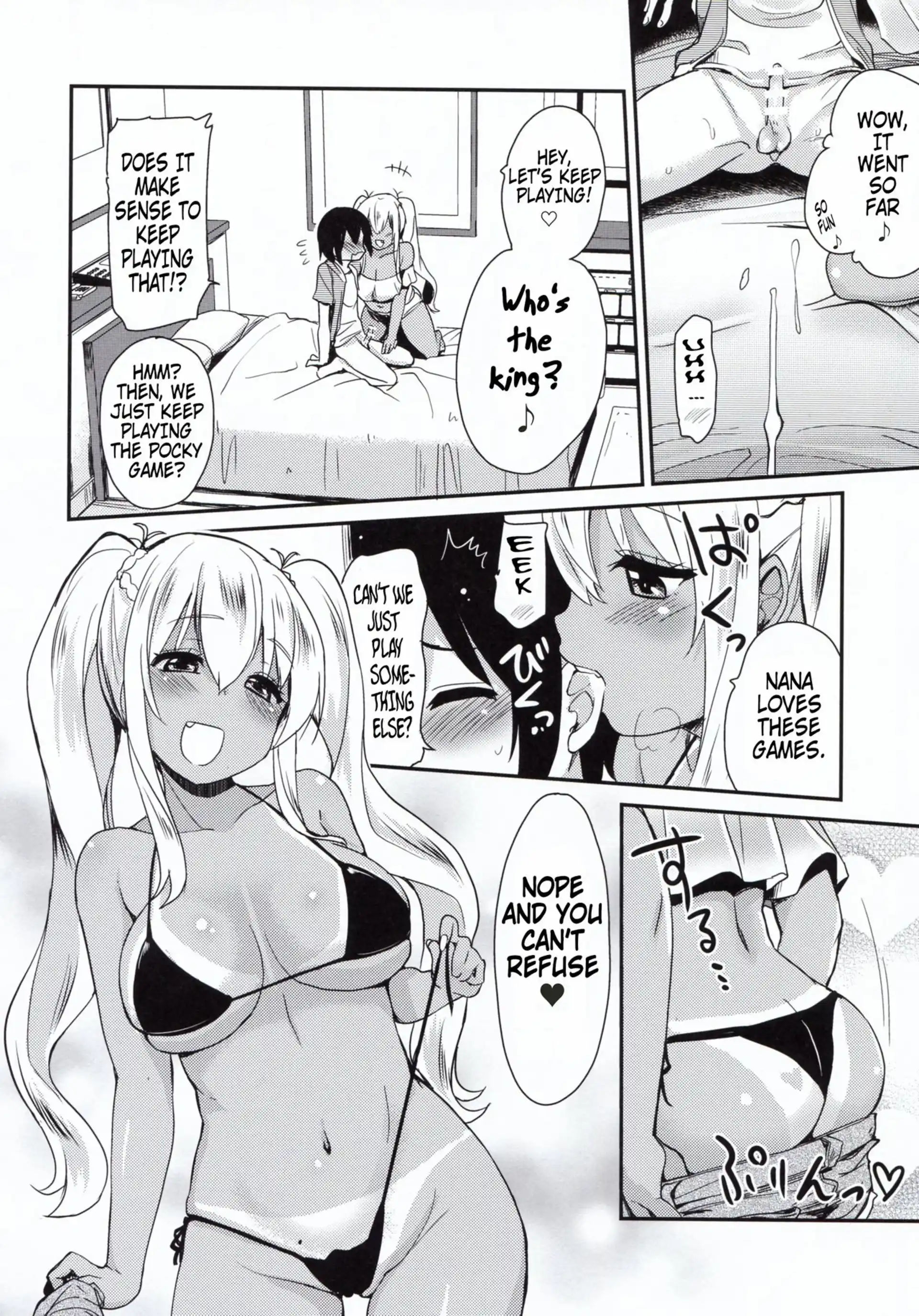 Playing the King’s Game With A Tanned JK Onee-san Playing the King's Game With A Tanned JK Onee-san - Chapter 1 (Sunohara-sou no Kanrinin-san) page 12