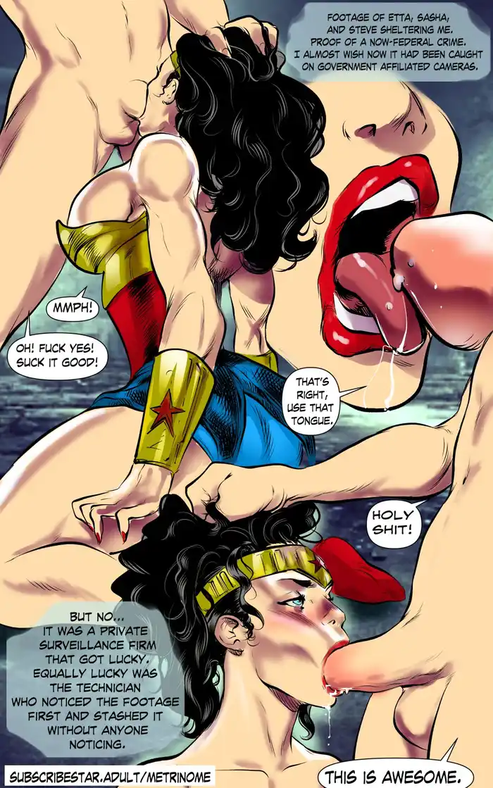 Wonder Woman Blackmailed Porn Comics
