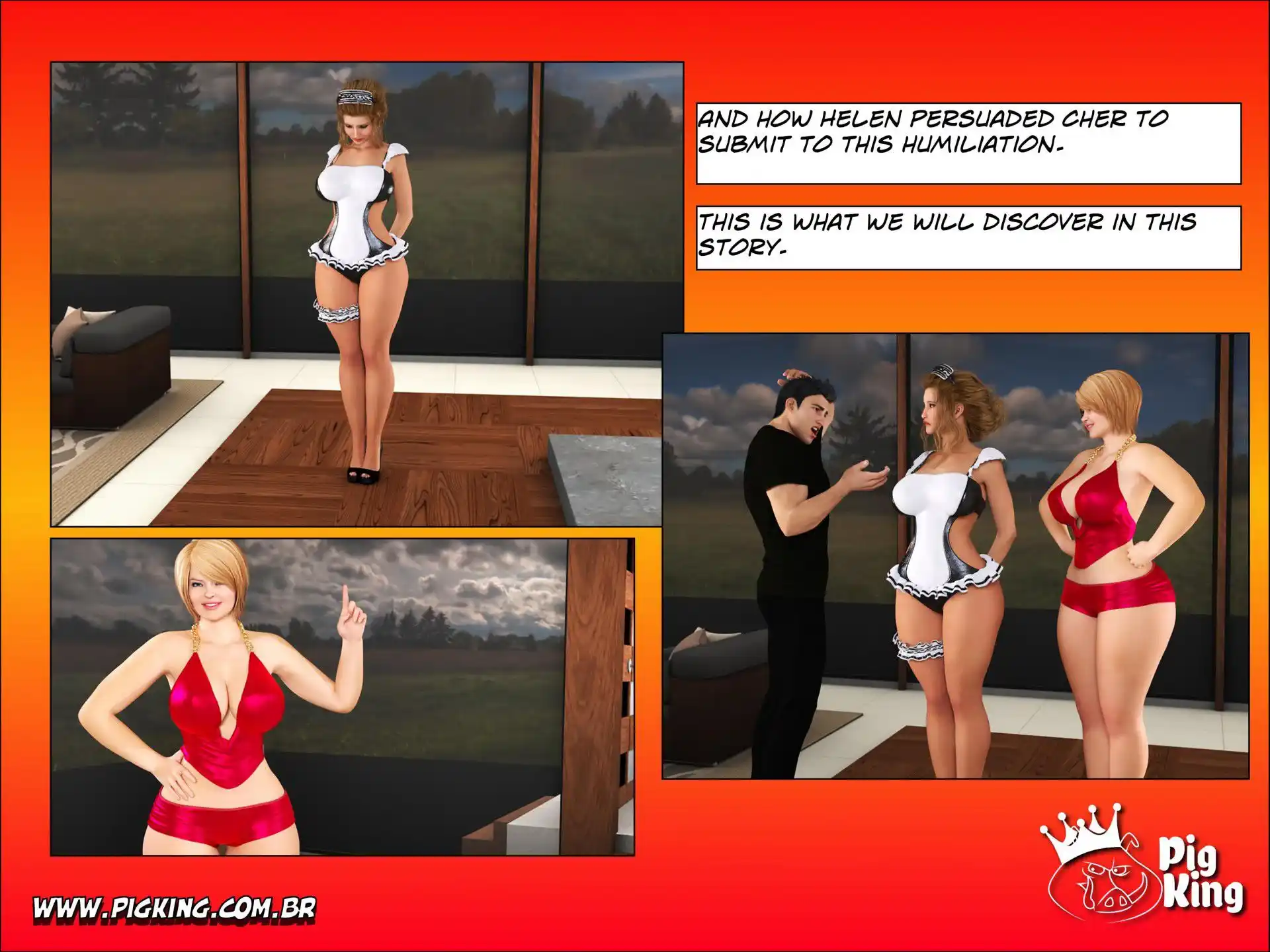 Dead End! – Helena, Katherine, Cher, Nininho, Sabrina, Julian, Leonard, Samira Bitter As Gall! - Helena, Cher - Chapter 1 page 3