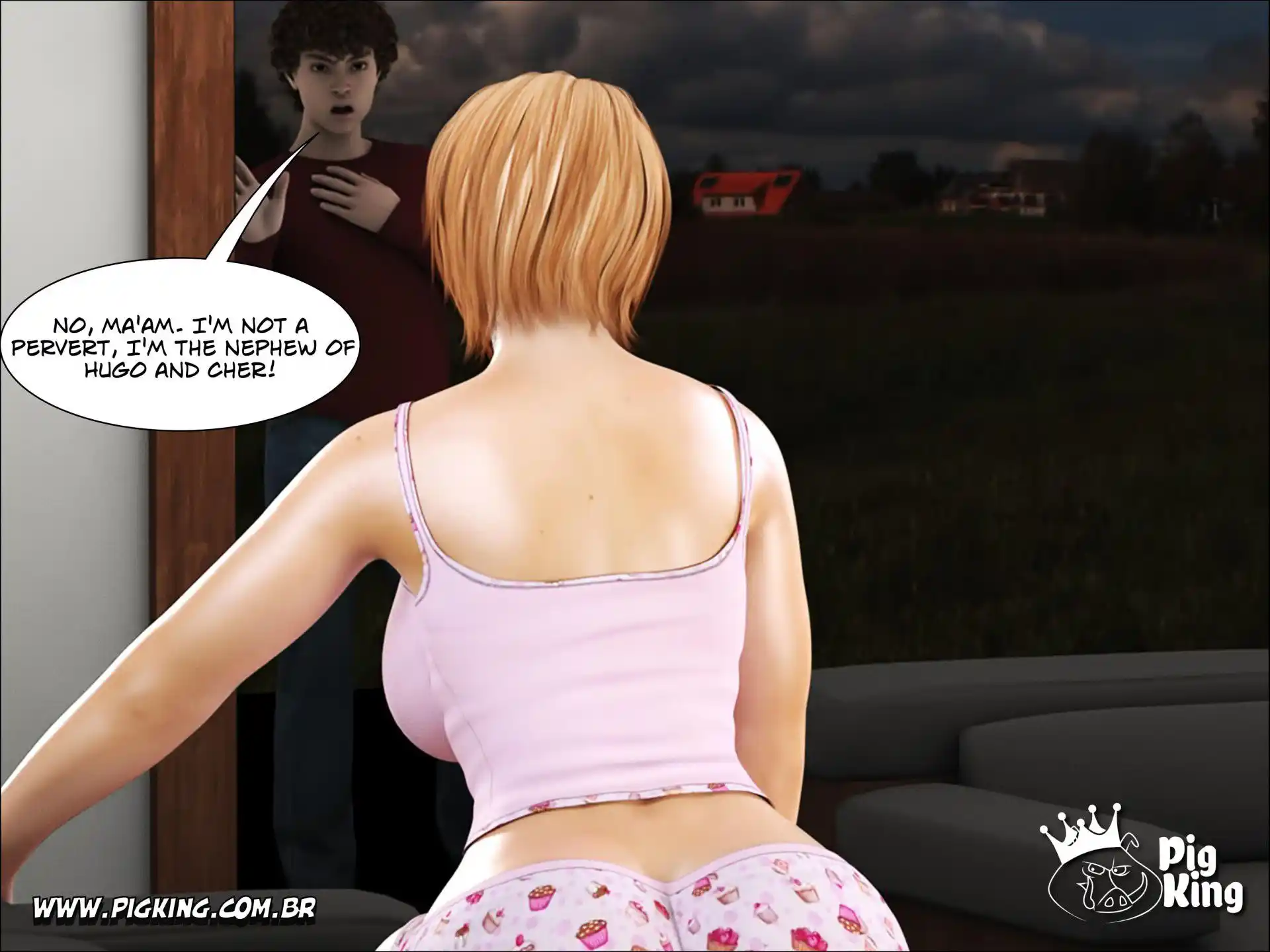 Dead End! – Helena, Katherine, Cher, Nininho, Sabrina, Julian, Leonard, Samira Bitter As Gall! - Helena, Cher - Chapter 1 page 8