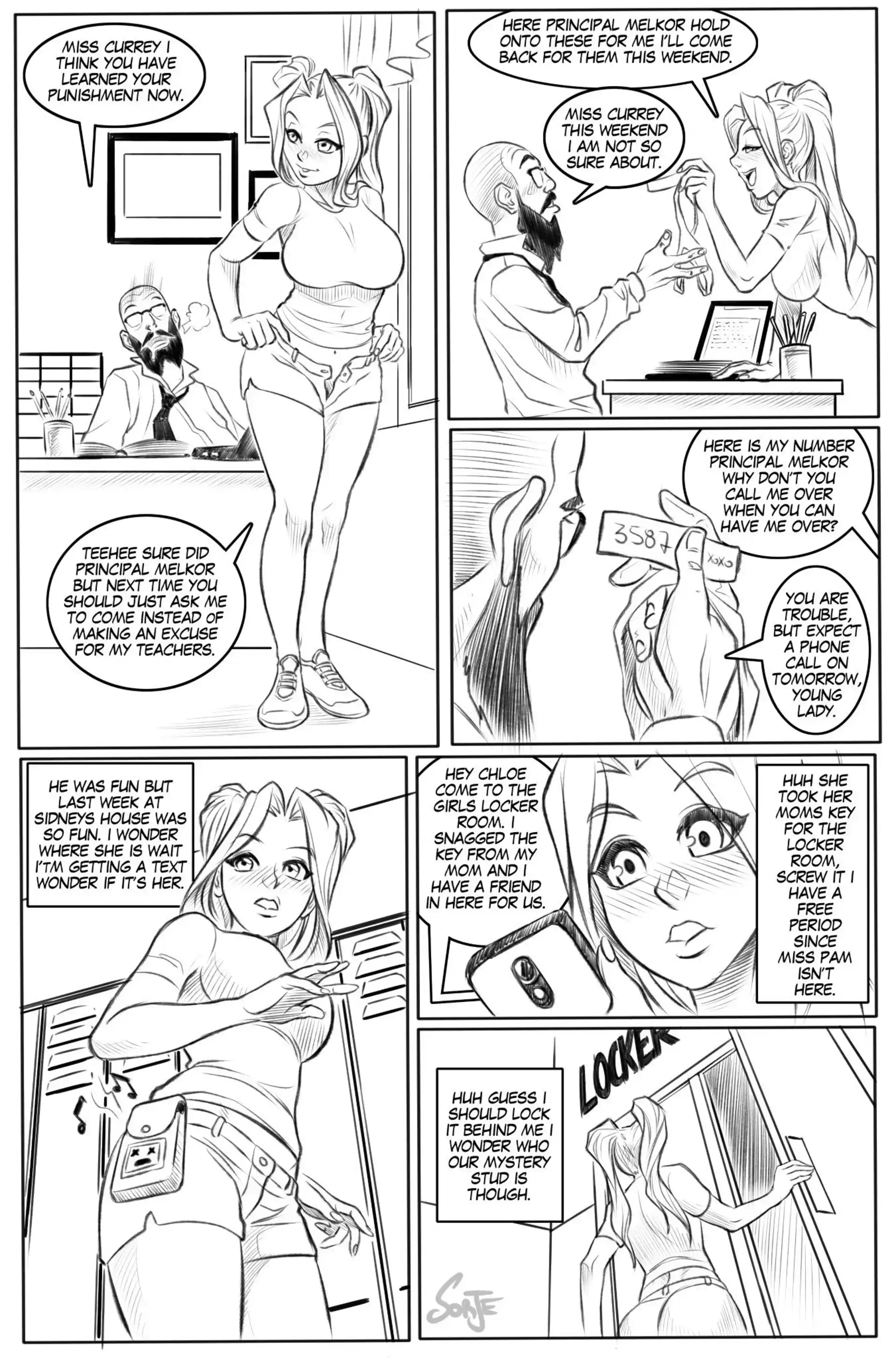 Sidney Sidney - Fast R&R High - Chapter 2 page 2