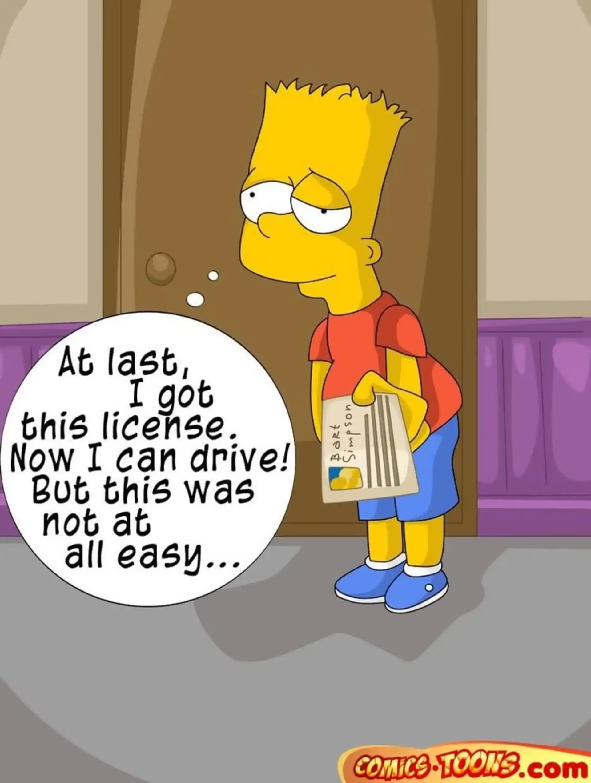How to get a Driving License ? How to get a Driving License ? - Chapter 1 (The Simpsons) page 12