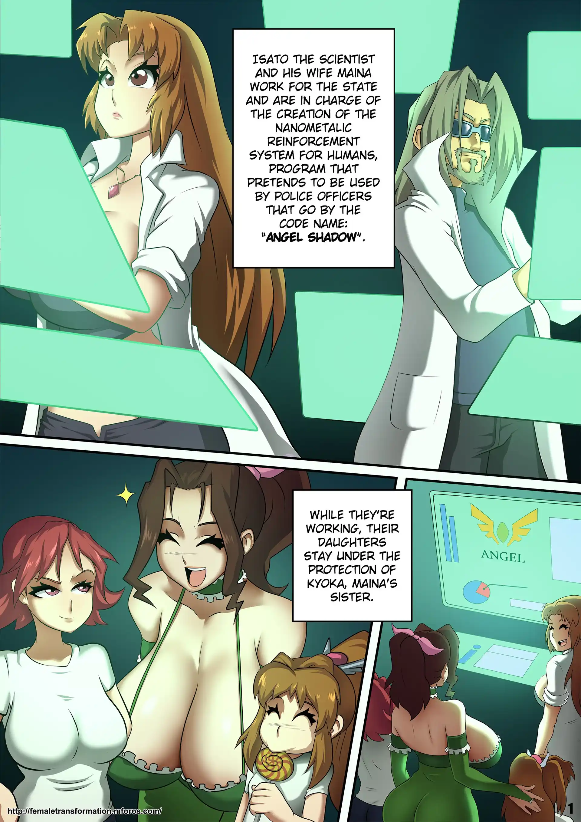 Dark Mother 1 . Dark Mother - Origins - Chapter 1 - Part 1 (Angel Blade) page 3