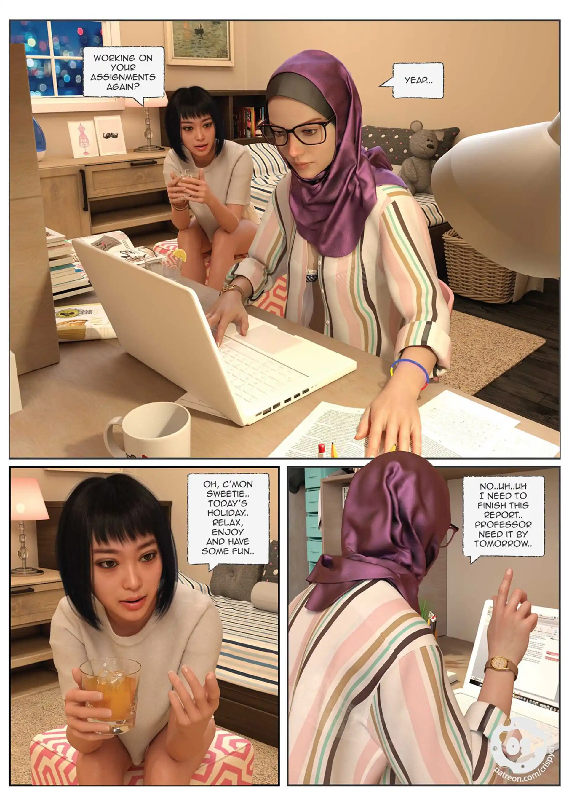 HOT A Girl’s Diary A Girl's Diary - Roommate - Chapter 1 page 8
