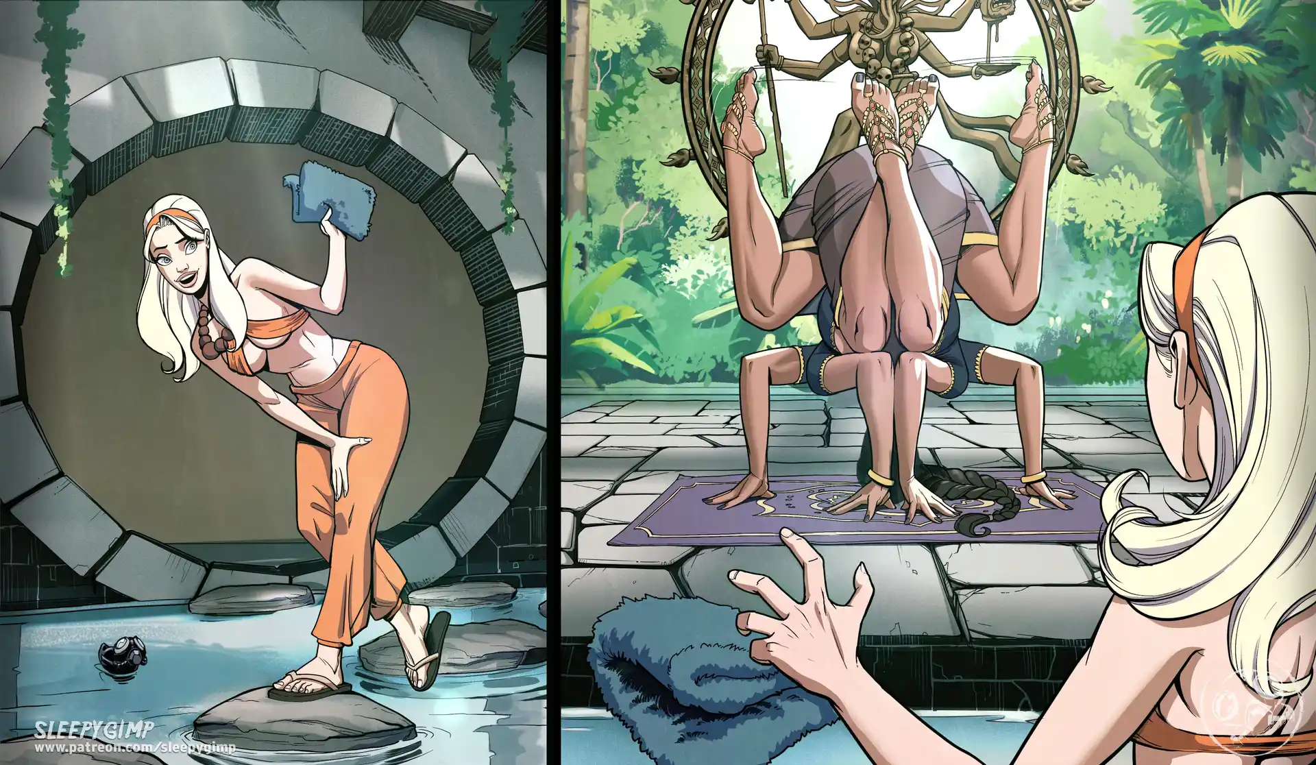 Yoga Hypnosis 5 . Yoga Hypnosis - Textless - Chapter 1 page 4