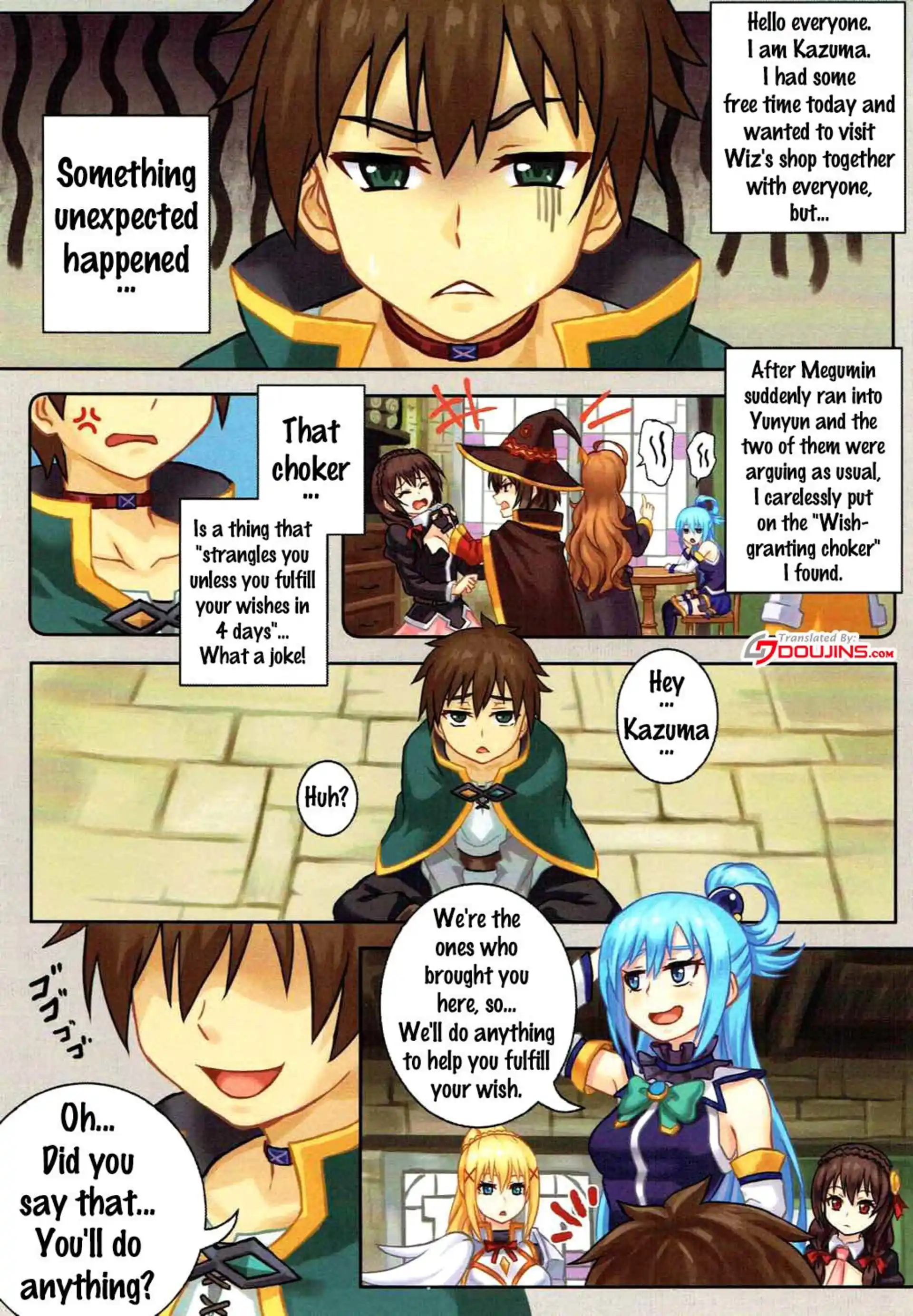 Wonderful Wishes Wonderful Wishes - Chapter 1 (Kono Subarashii Sekai ni Shukufuku wo!) page 2