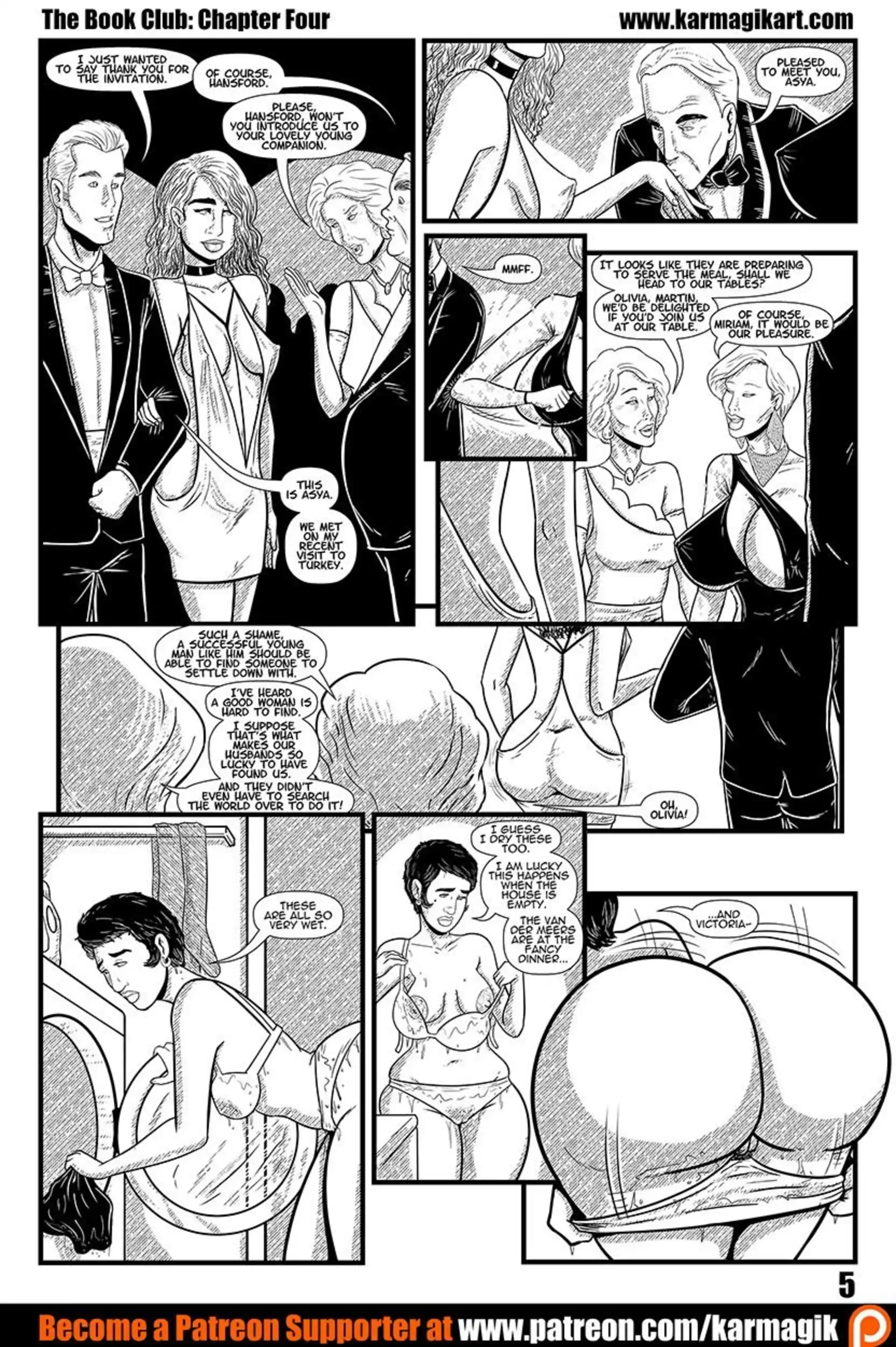 The Book Club 5 . The Book Club - No Color - Chapter 4 page 6
