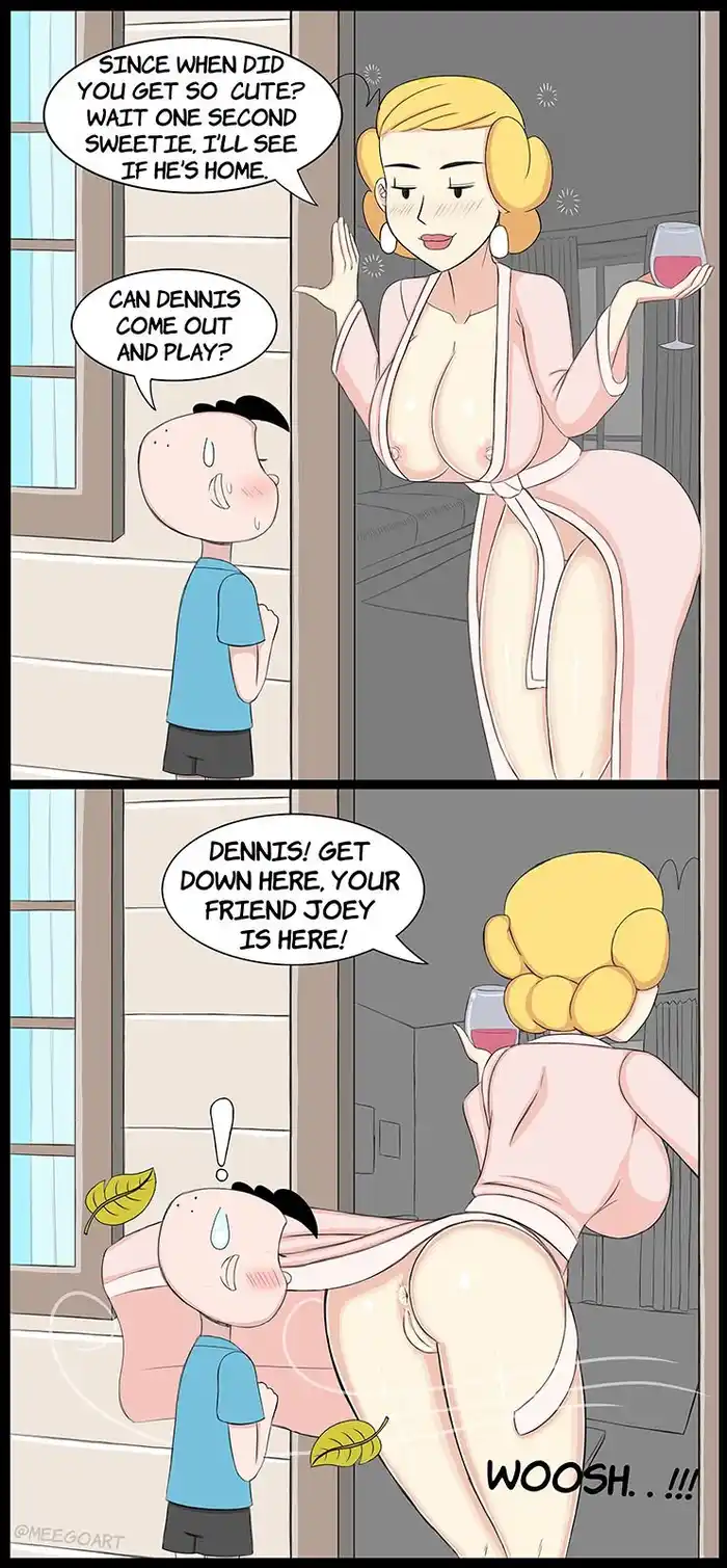 Dennis’s Mom is totally hopeless Porn Comics