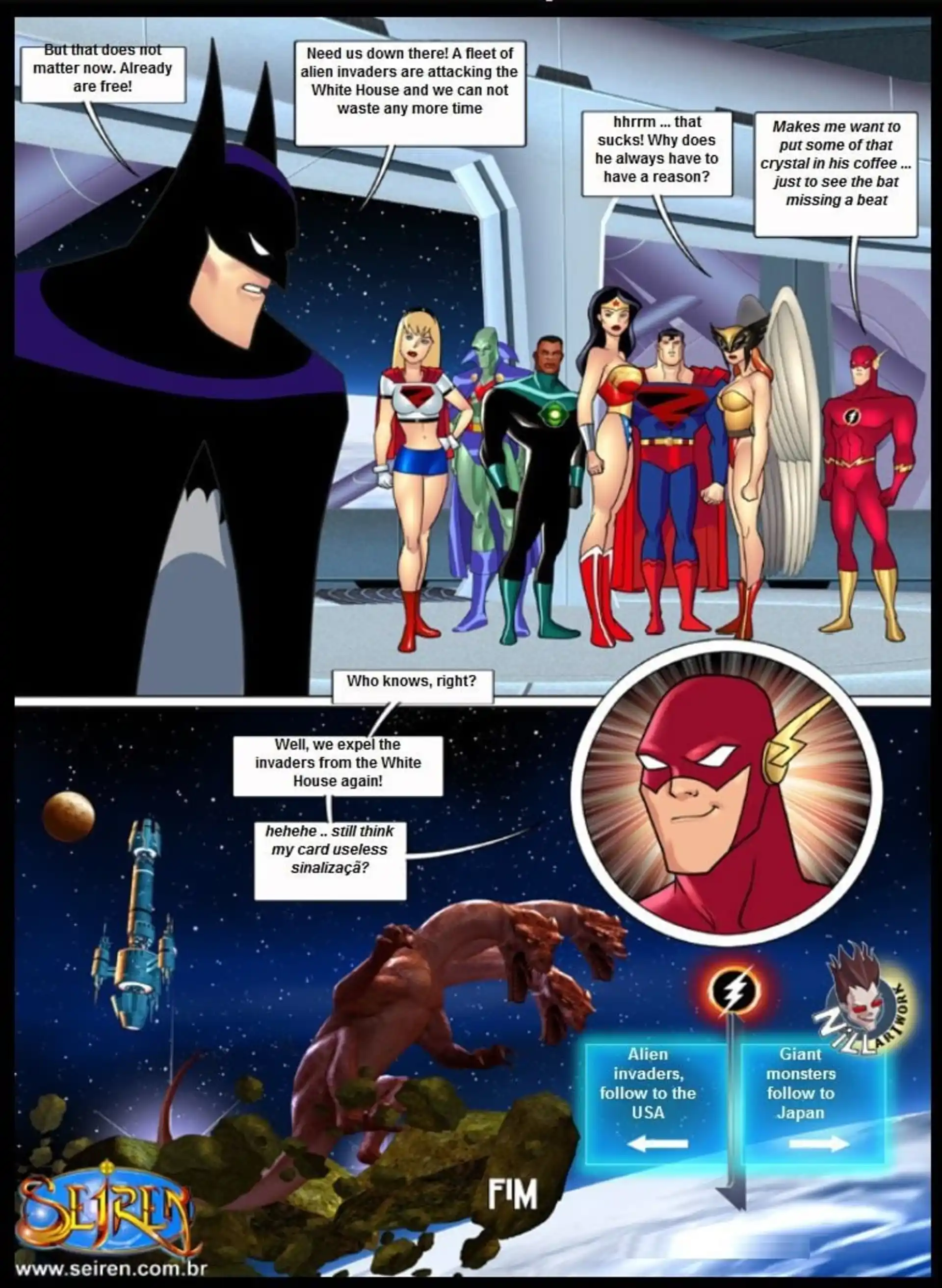 League It Up, Justice 2 . League It Up, Justice - Chapter 1 - Part 2 (Justice League) page 22
