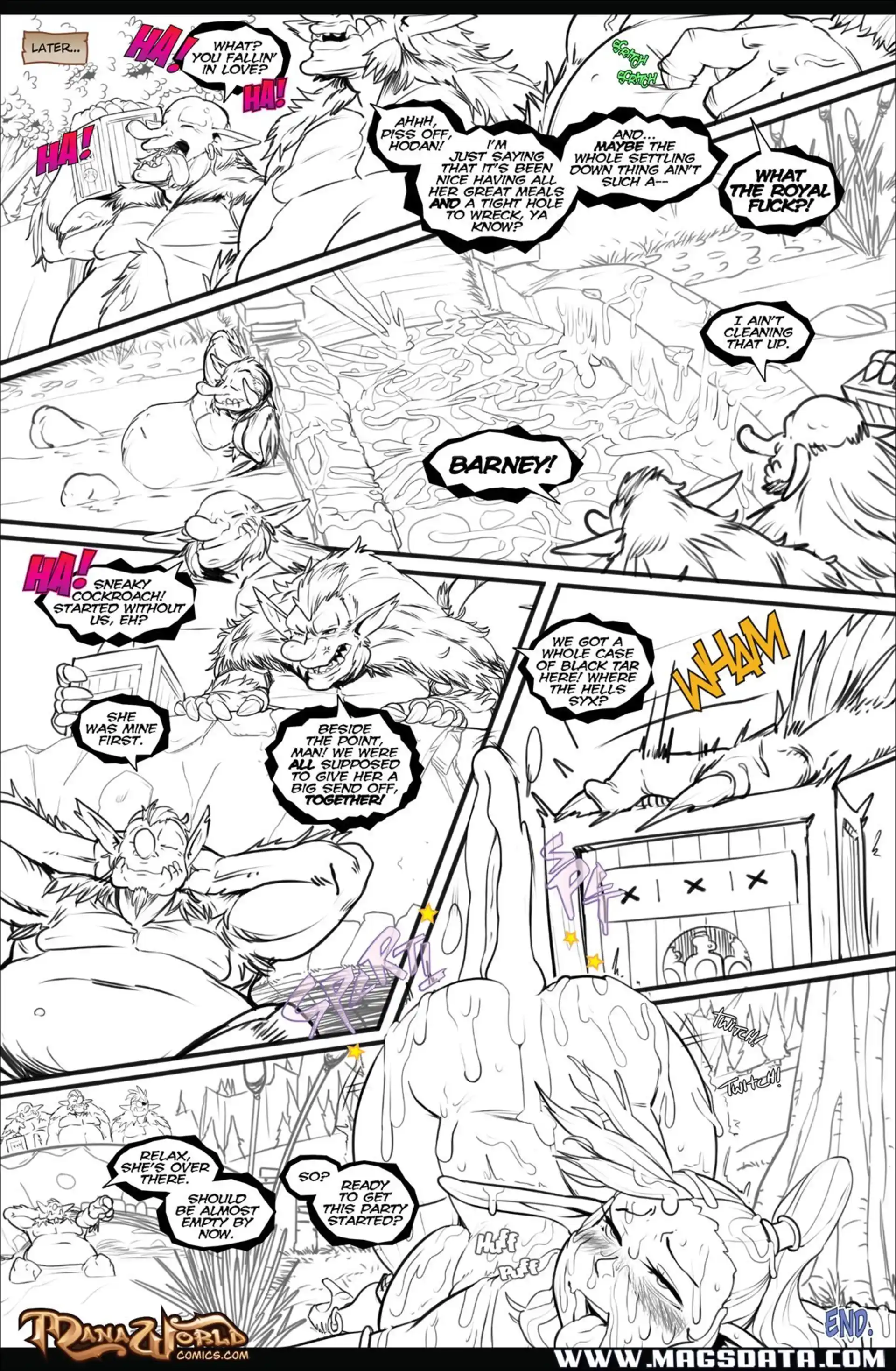 Tarred And Trolled 5 . Tarred And Trolled - Lines - Chapter 1 page 8