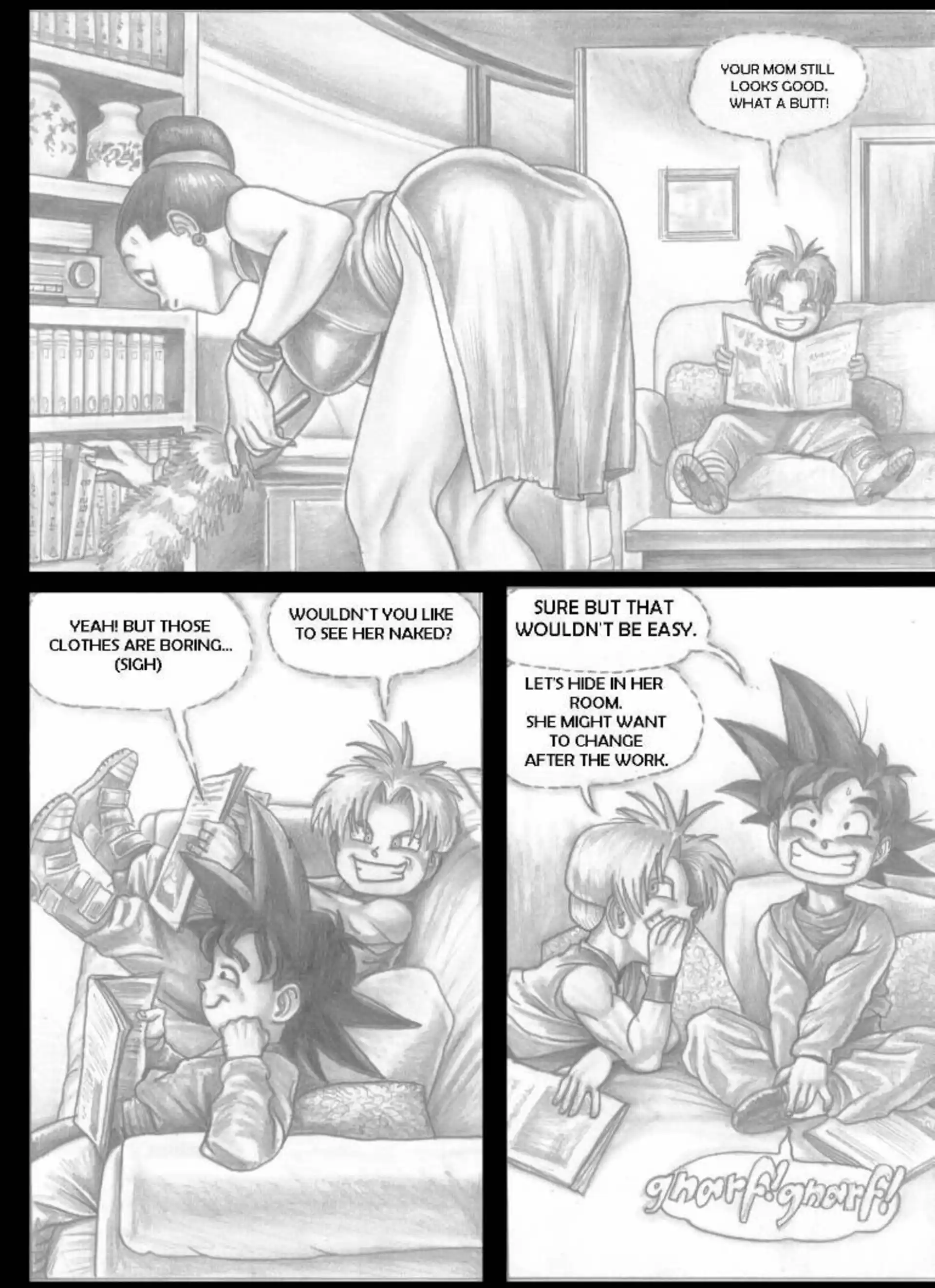 HOT Kamehasutra 6 . Kamehasutra - Chapter 1 - Sketch (Dragon Ball Z) page 4