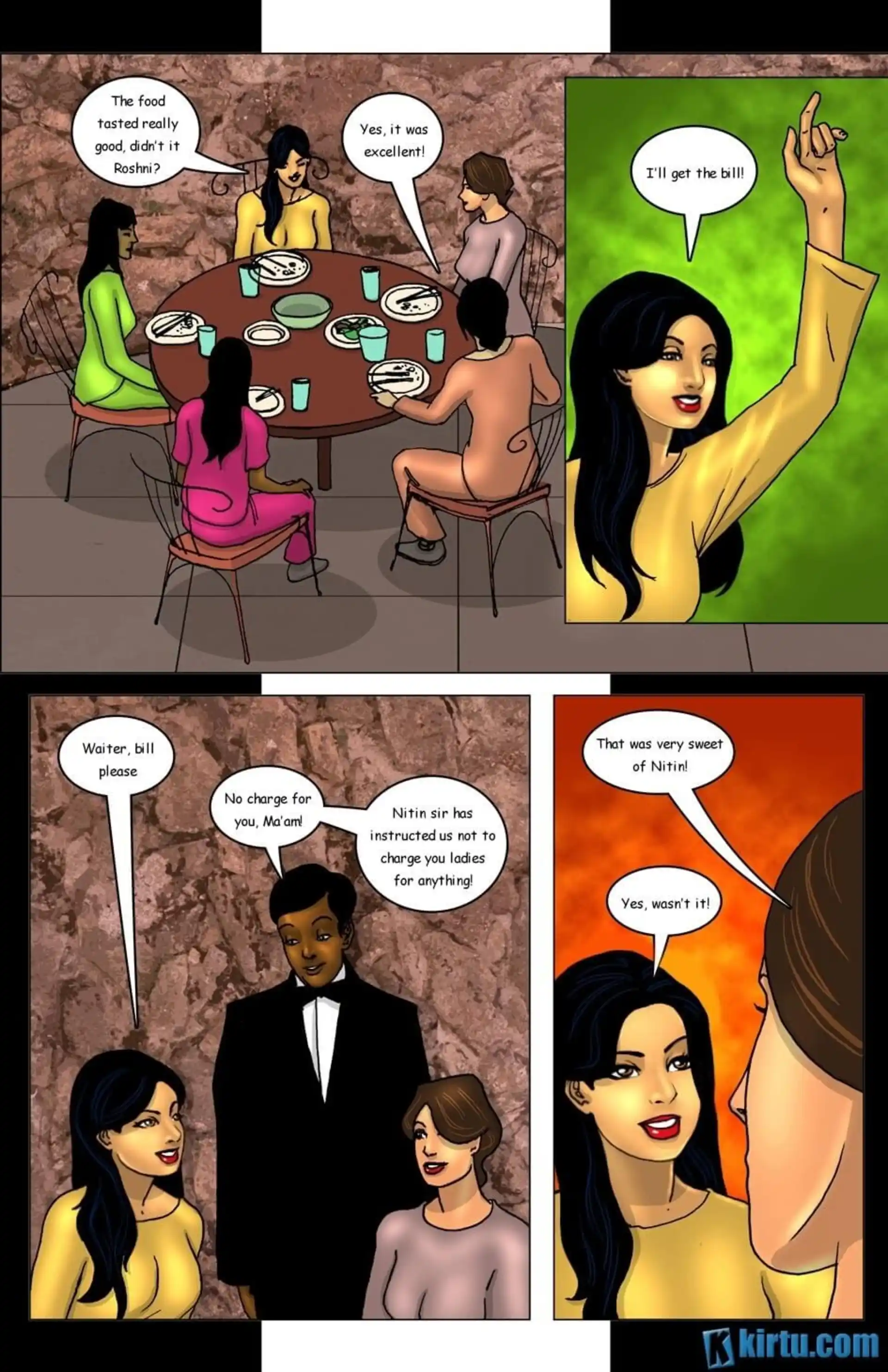 Savita Bhabhi In Goa Savita Bhabhi In Goa - 2 Hot Girls fight for 1 Lucky Guy? - Chapter 3 page 2