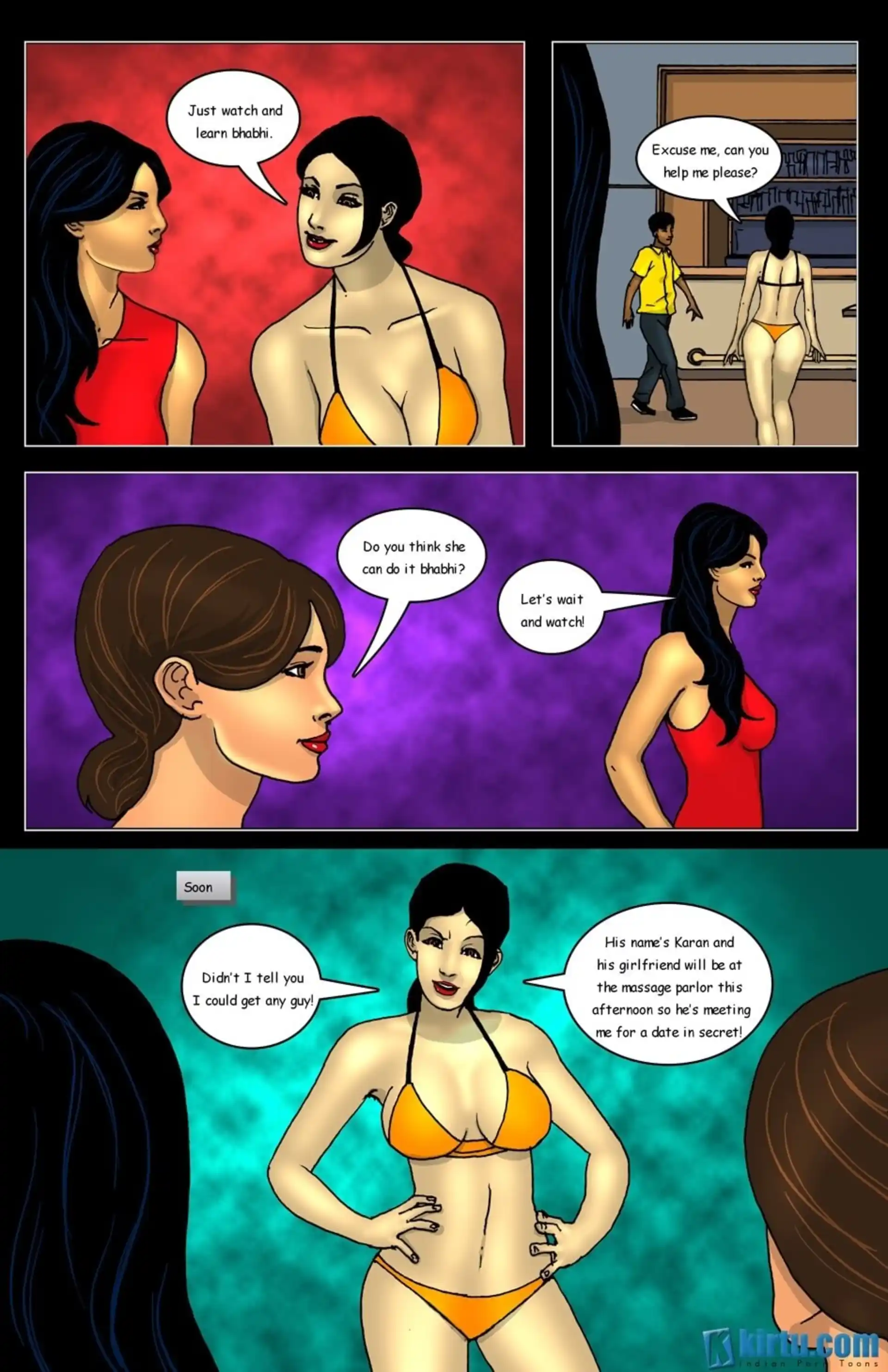 Savita Bhabhi In Goa Savita Bhabhi In Goa - 2 Hot Girls fight for 1 Lucky Guy? - Chapter 3 page 5