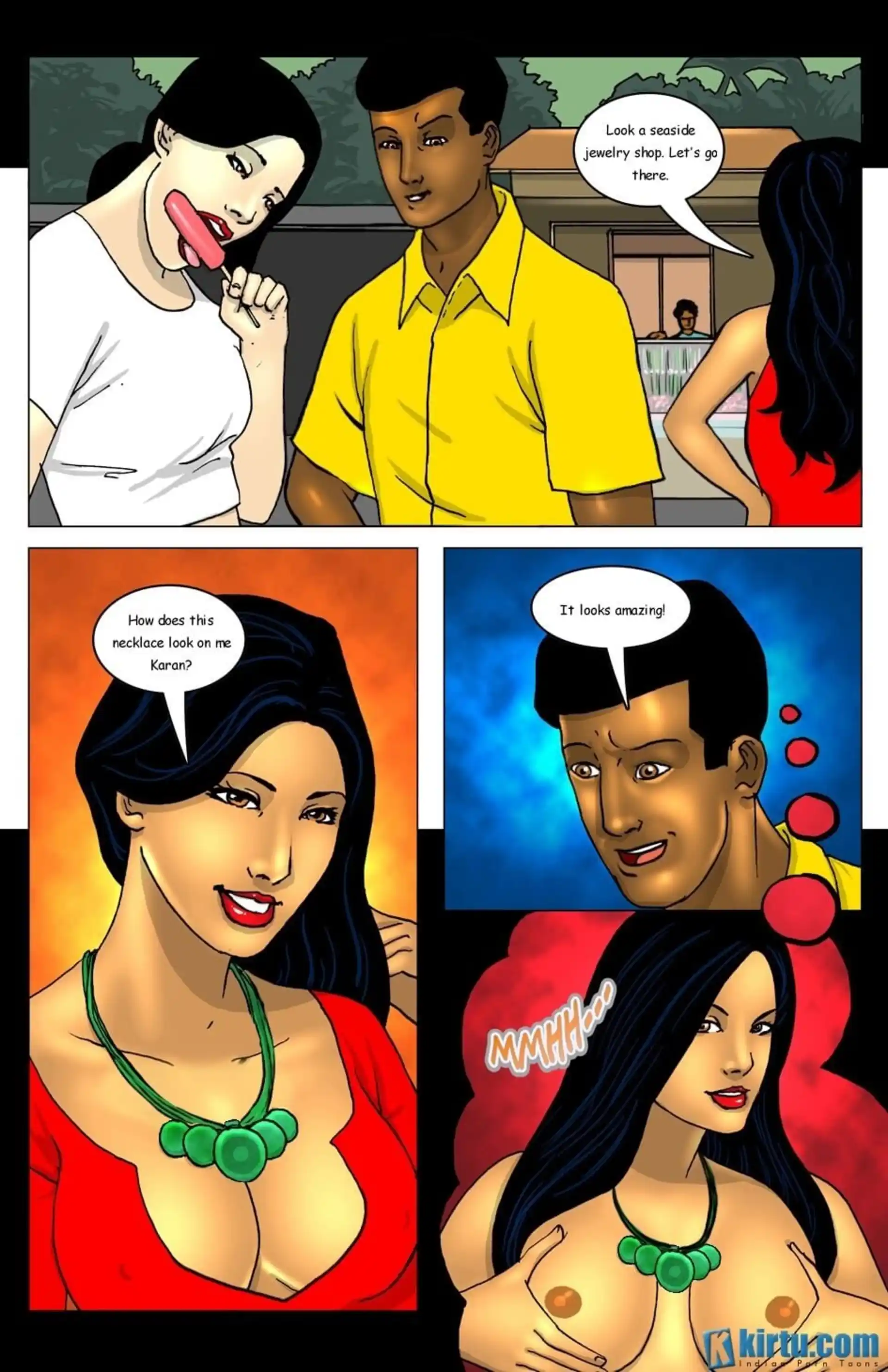 Savita Bhabhi In Goa Savita Bhabhi In Goa - 2 Hot Girls fight for 1 Lucky Guy? - Chapter 3 page 9