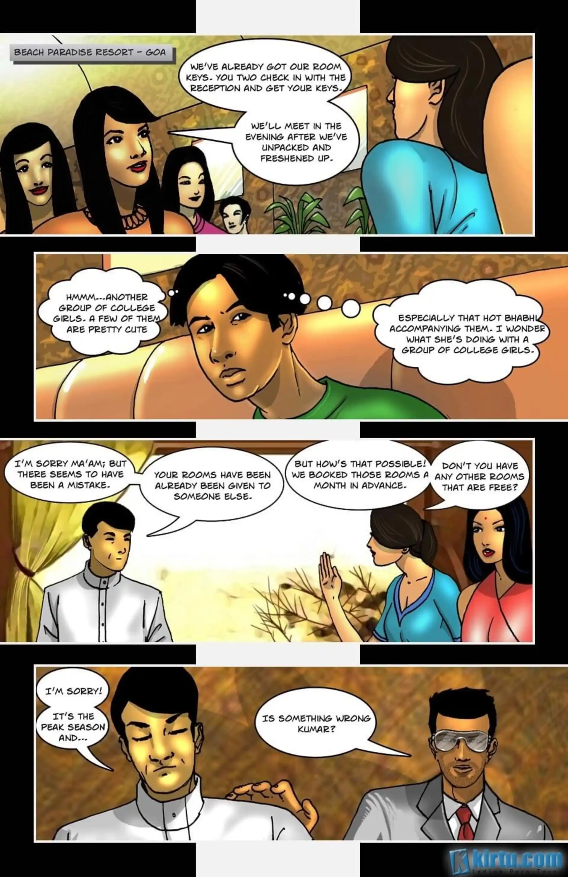Savita Bhabhi In Goa Savita Bhabhi In Goa - Beautiful Beaches, Sexy Swimsuits…. - Chapter 1 page 4