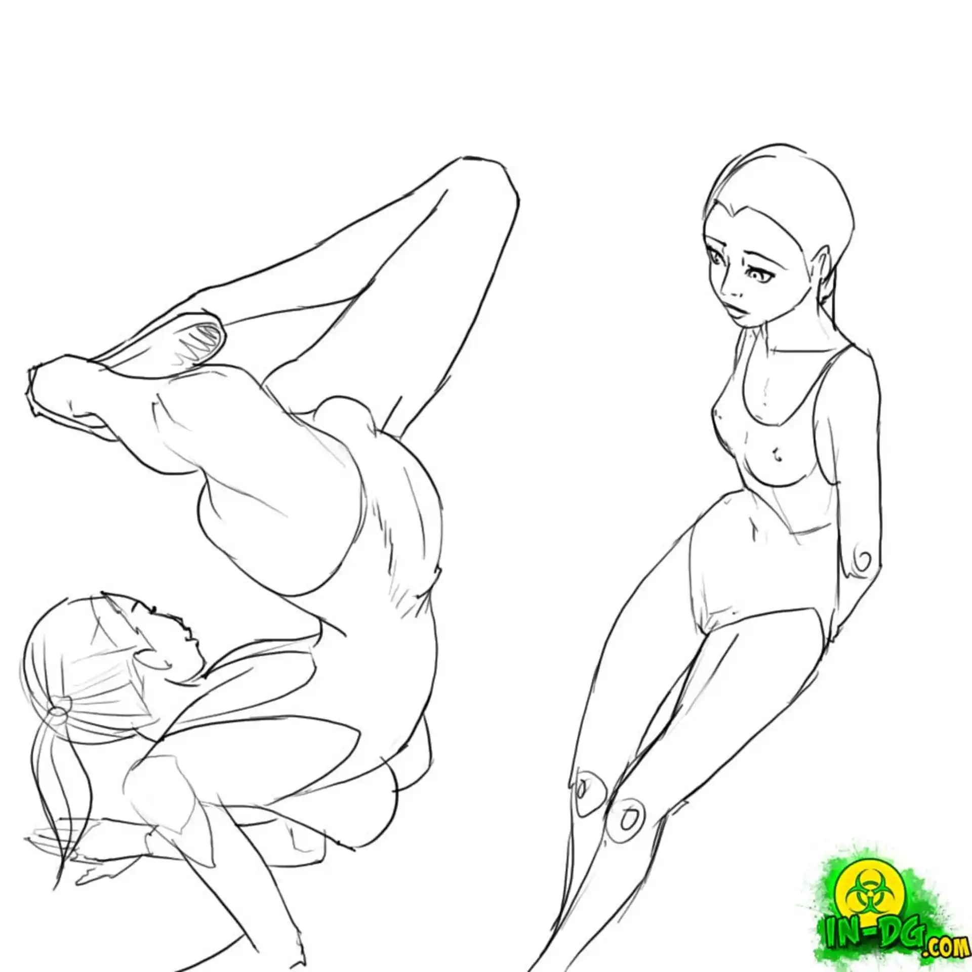 Sketches And Pin-ups The Olympic Pearl Sketches - [InnocentDickGirls] page 7