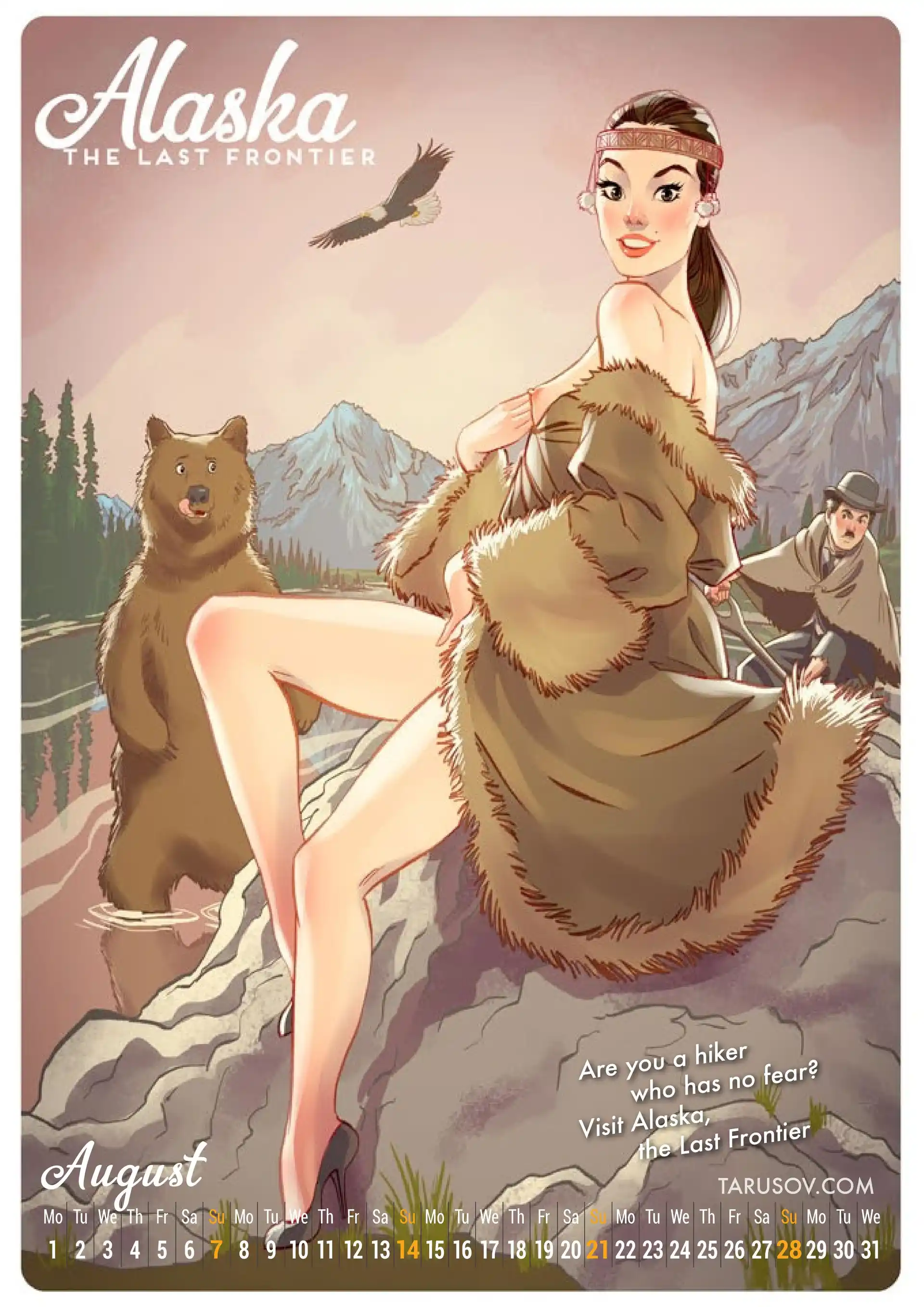Artworks, Pinups And More 2016 American Girls Pin-up Calender - [Andrew Tarusov] page 9