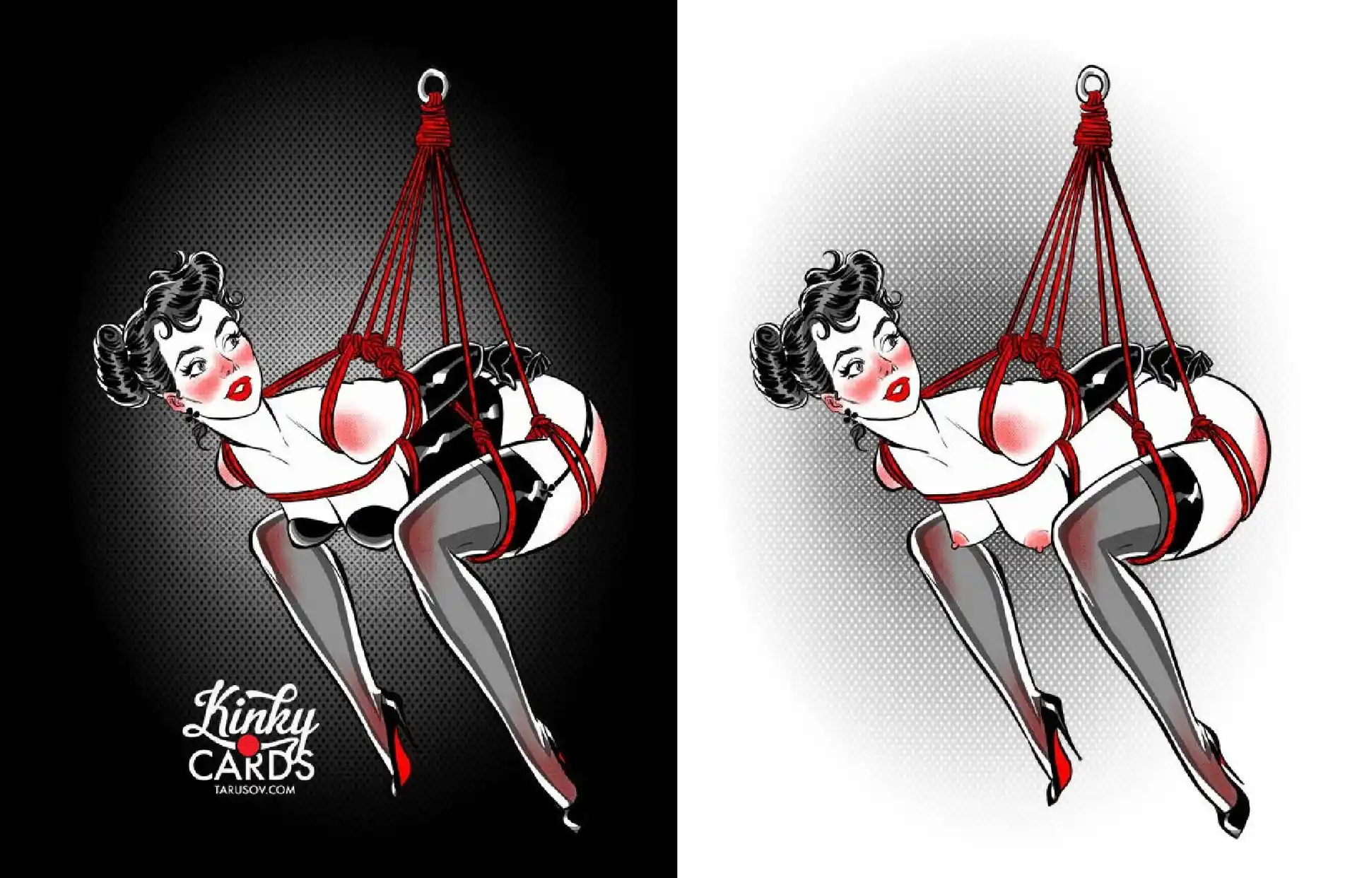Artworks, Pinups And More Kinky Cards Full Exposure - [Andrew Tarusov] page 11