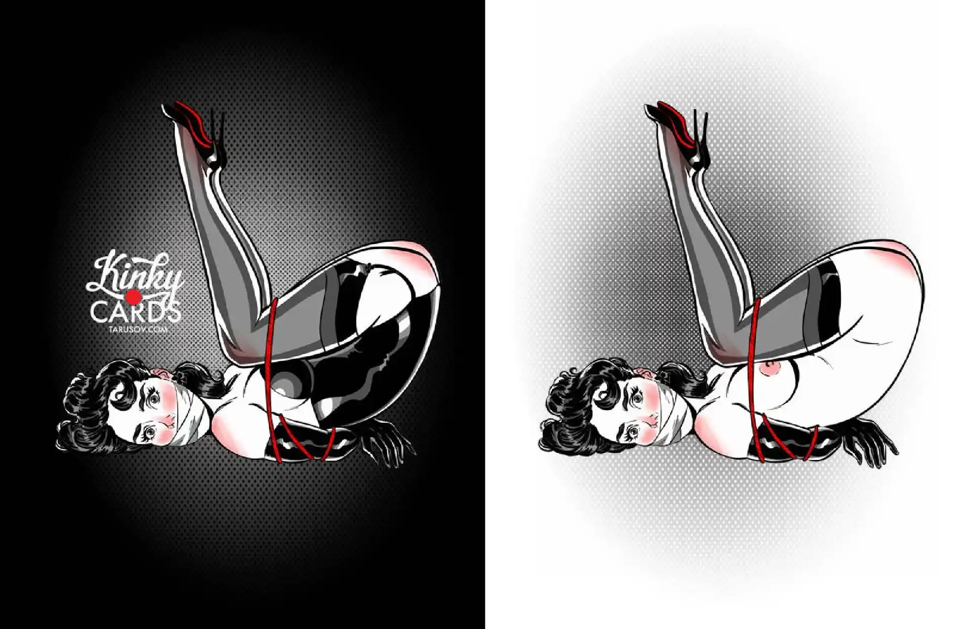 Artworks, Pinups And More Kinky Cards Full Exposure - [Andrew Tarusov] page 14