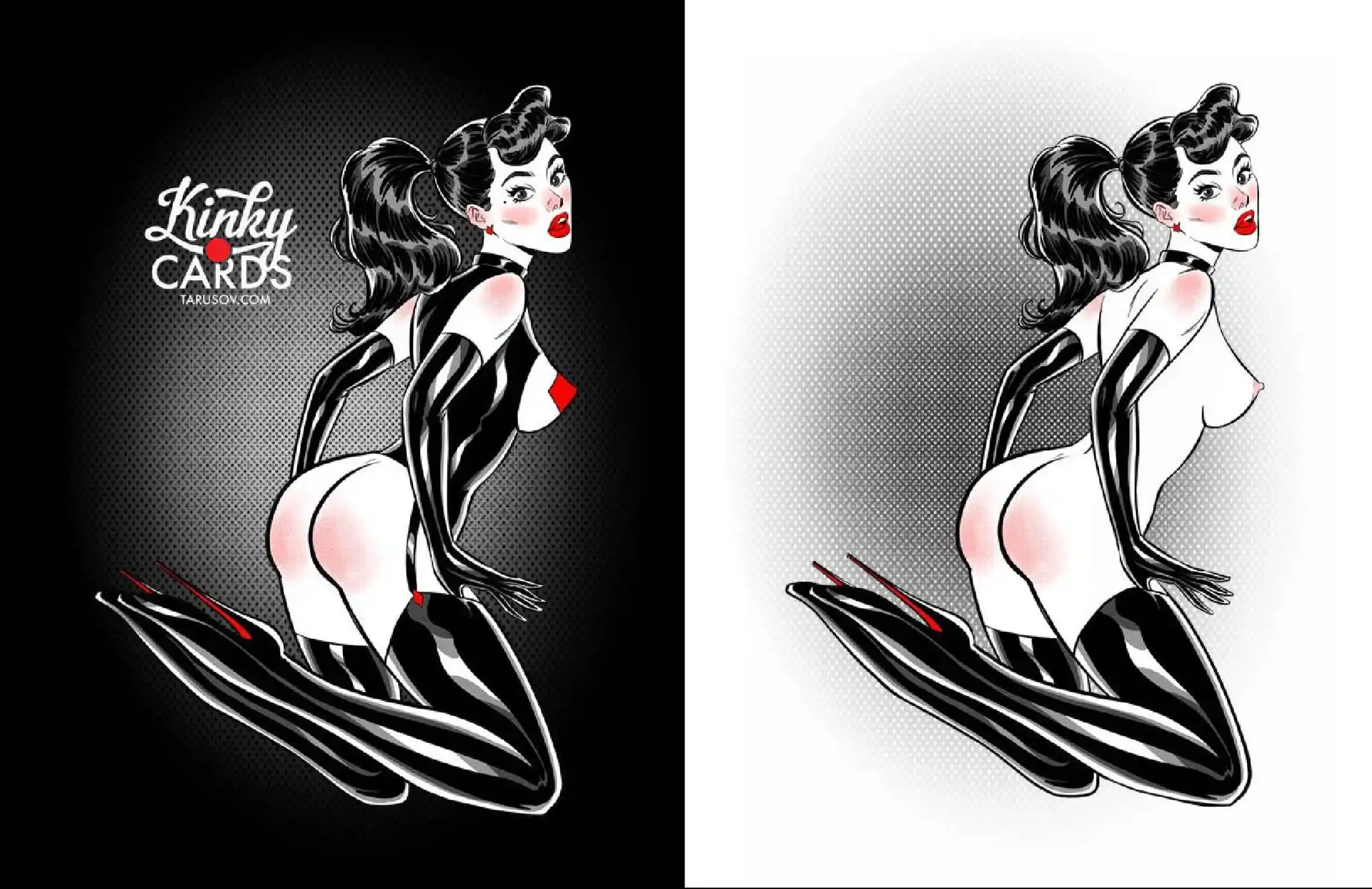 Artworks, Pinups And More Kinky Cards Full Exposure - [Andrew Tarusov] page 17