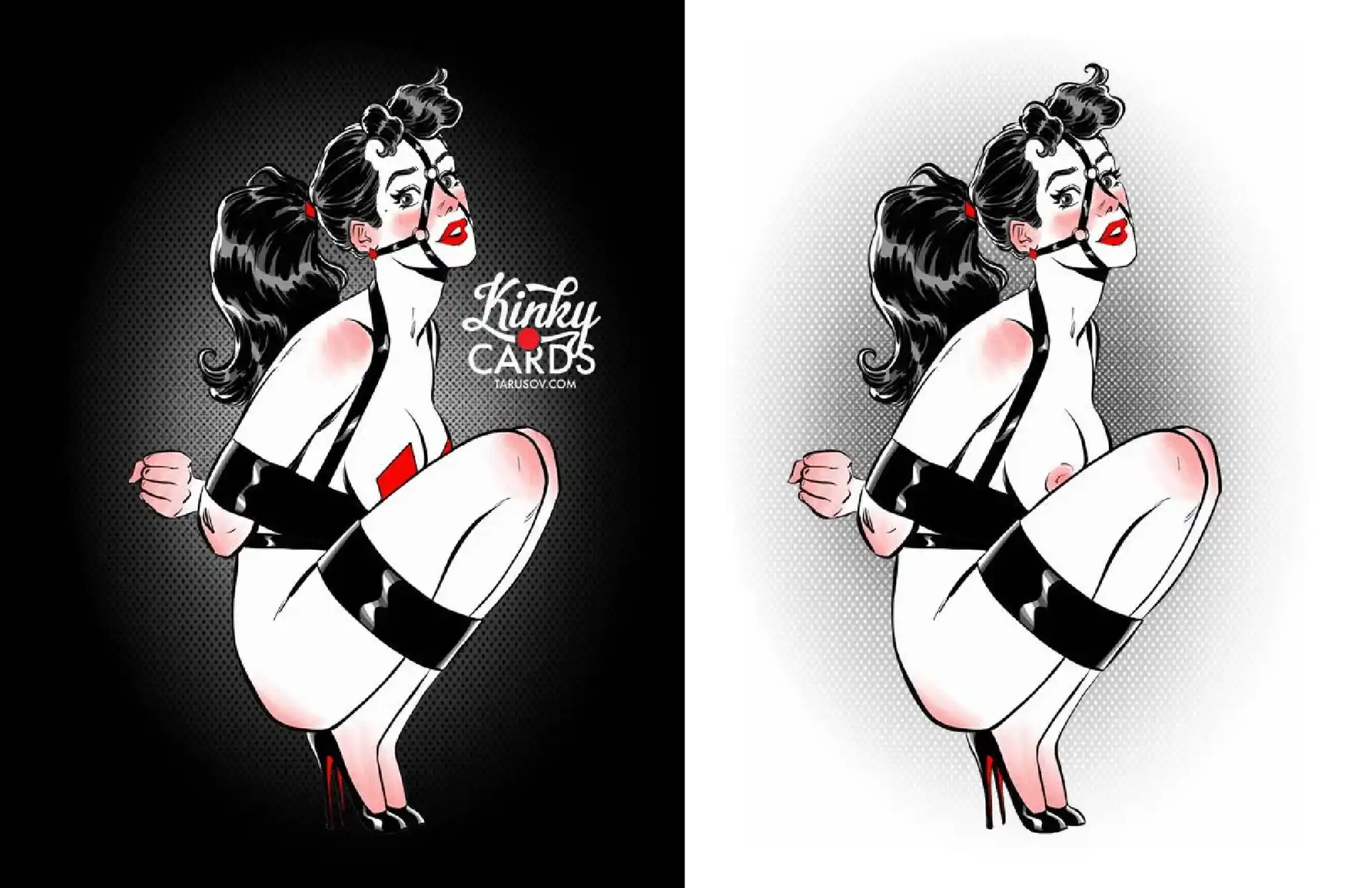 Artworks, Pinups And More Kinky Cards Full Exposure - [Andrew Tarusov] page 18