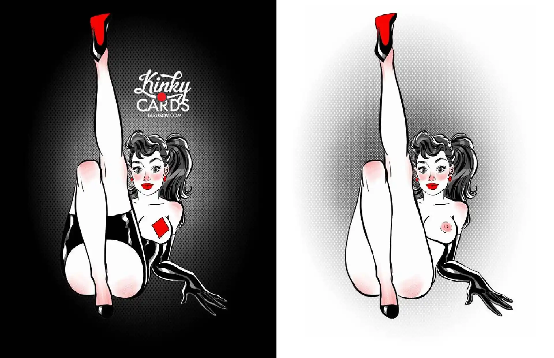 Artworks, Pinups And More Kinky Cards Full Exposure - [Andrew Tarusov] page 19