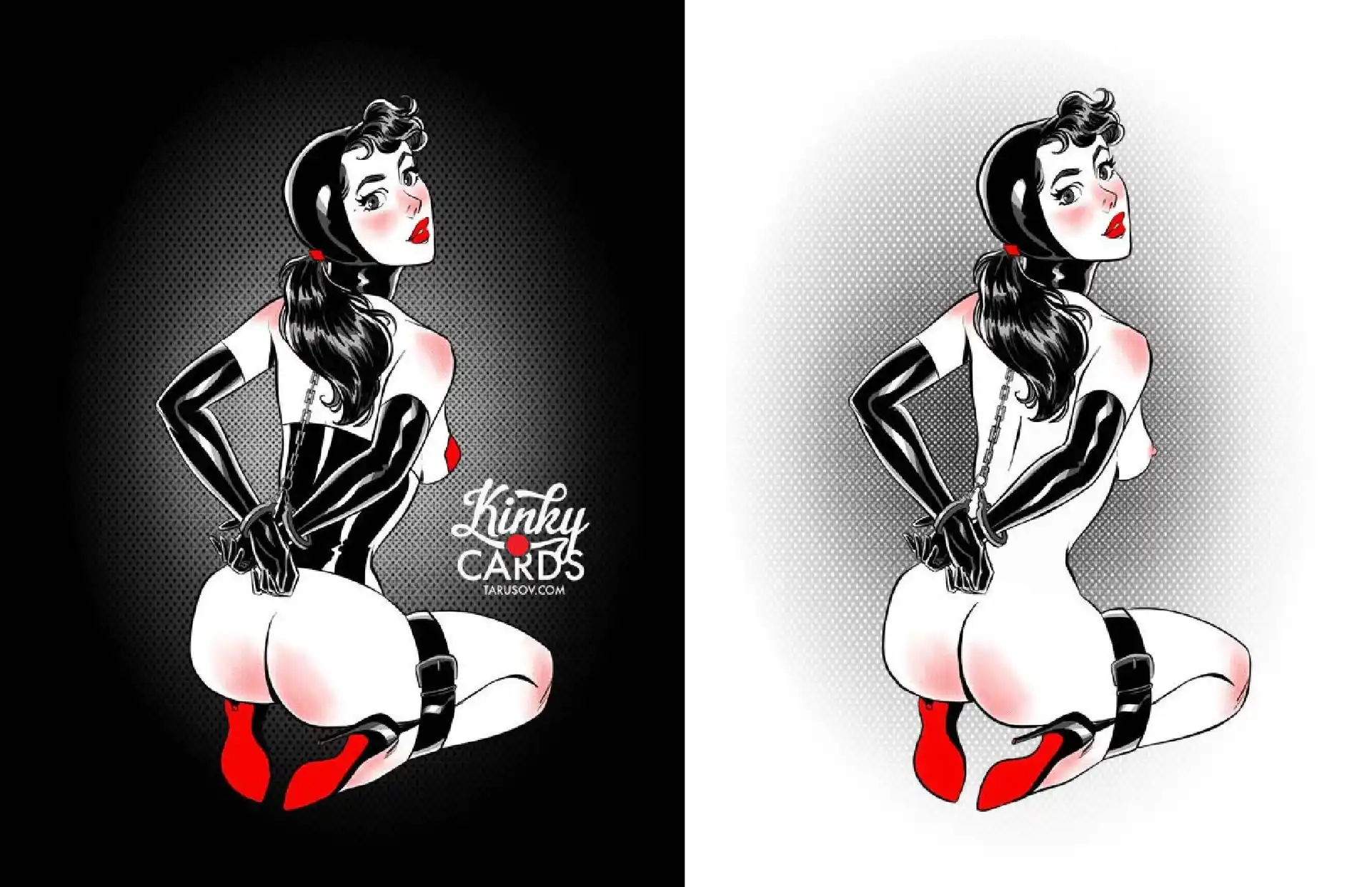 Artworks, Pinups And More Kinky Cards Full Exposure - [Andrew Tarusov] page 20