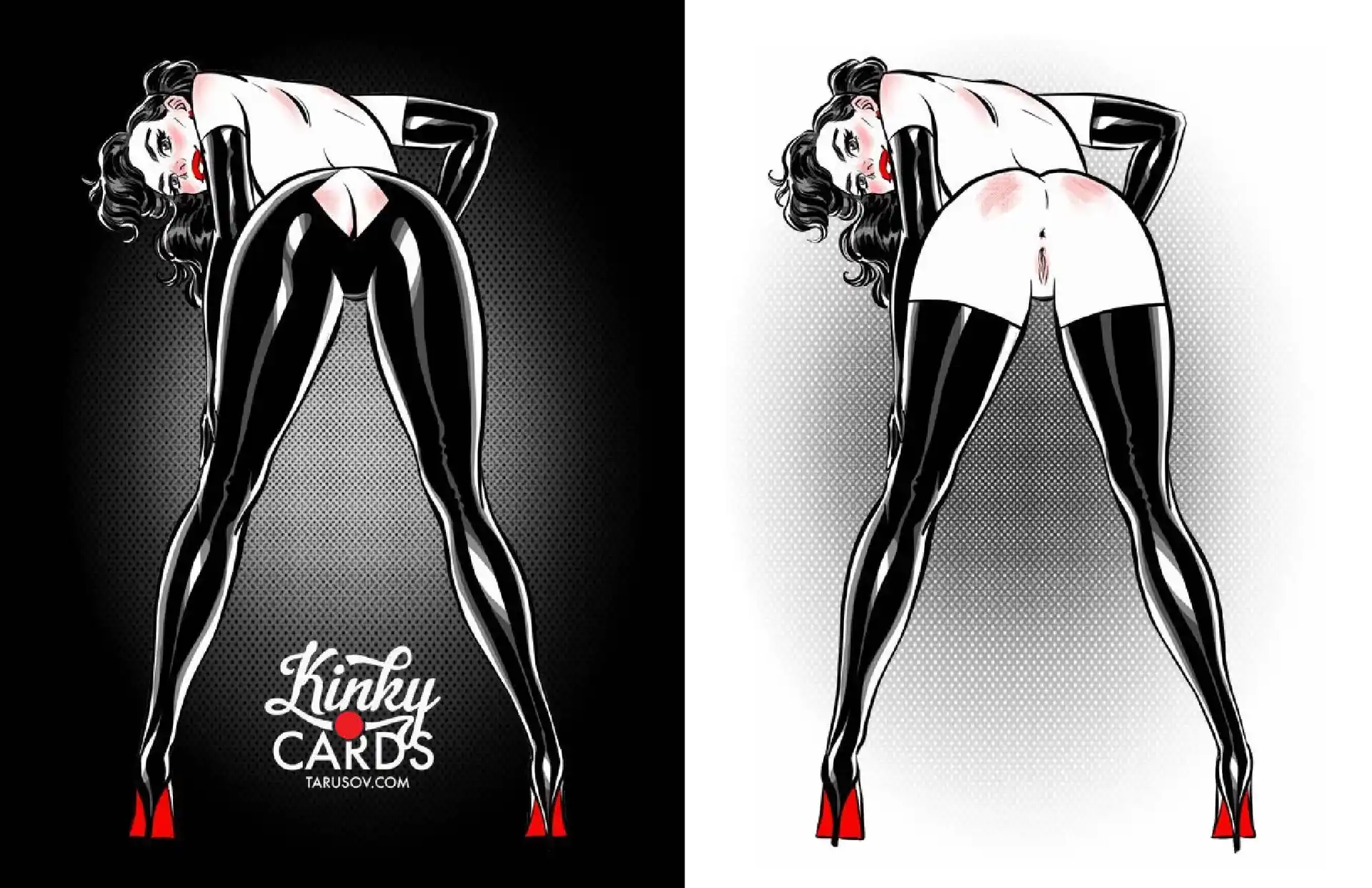 Artworks, Pinups And More Kinky Cards Full Exposure - [Andrew Tarusov] page 21