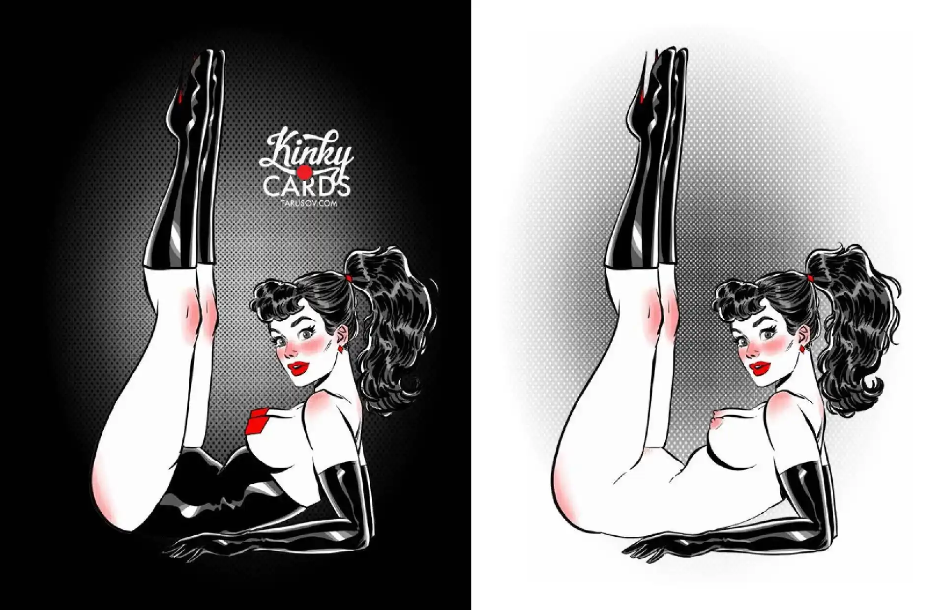Artworks, Pinups And More Kinky Cards Full Exposure - [Andrew Tarusov] page 22
