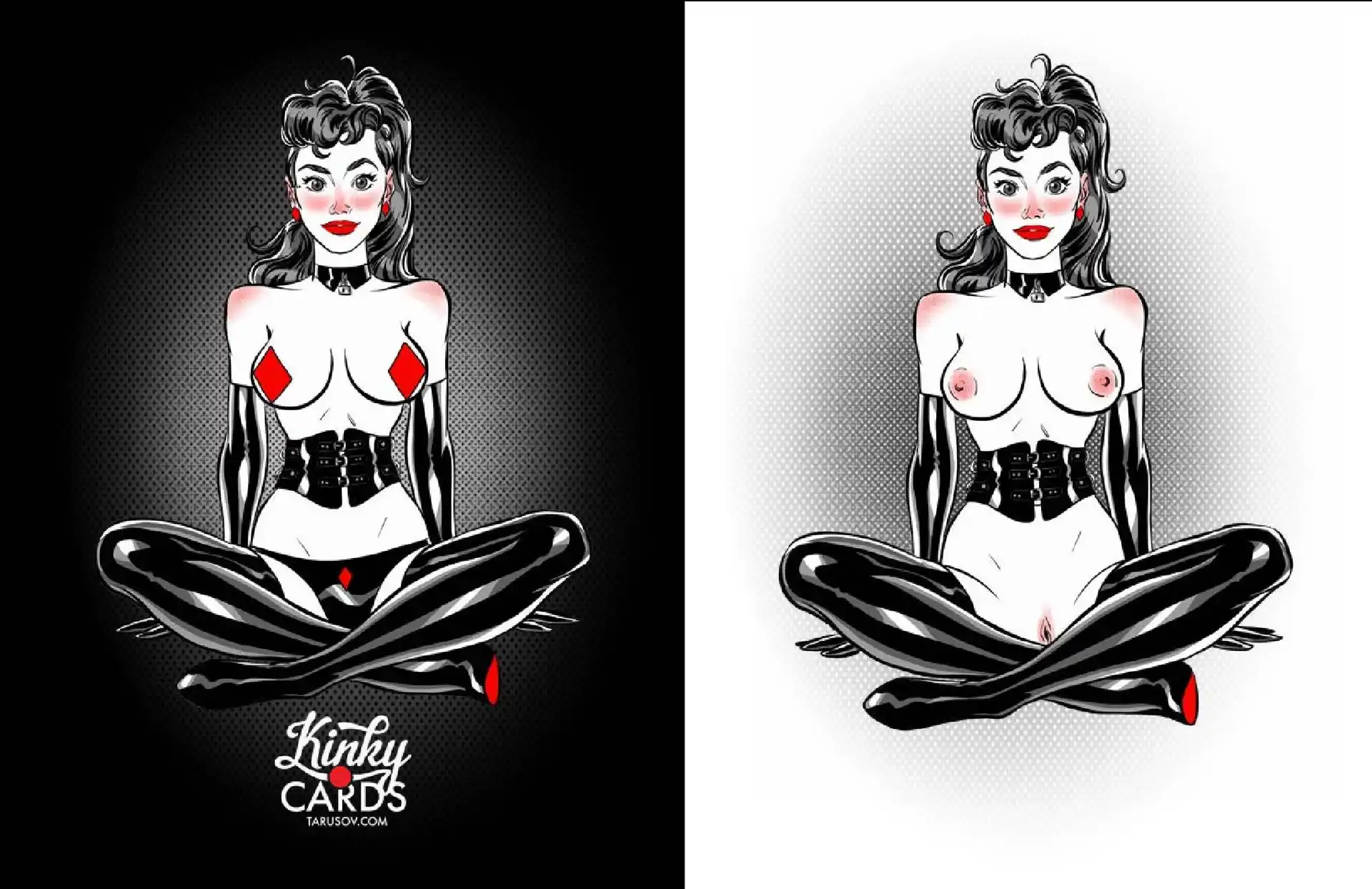 Artworks, Pinups And More Kinky Cards Full Exposure - [Andrew Tarusov] page 23