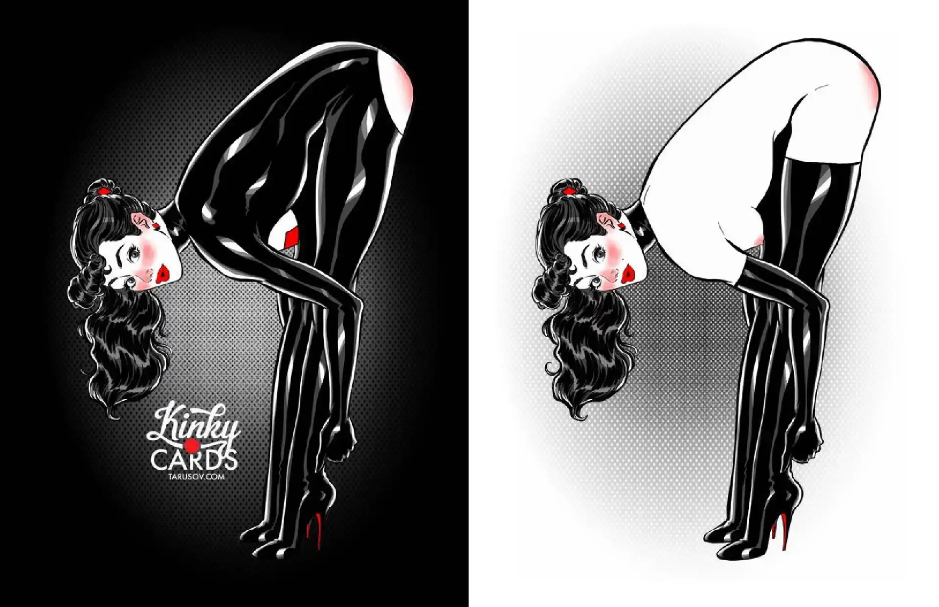 Artworks, Pinups And More Kinky Cards Full Exposure - [Andrew Tarusov] page 26