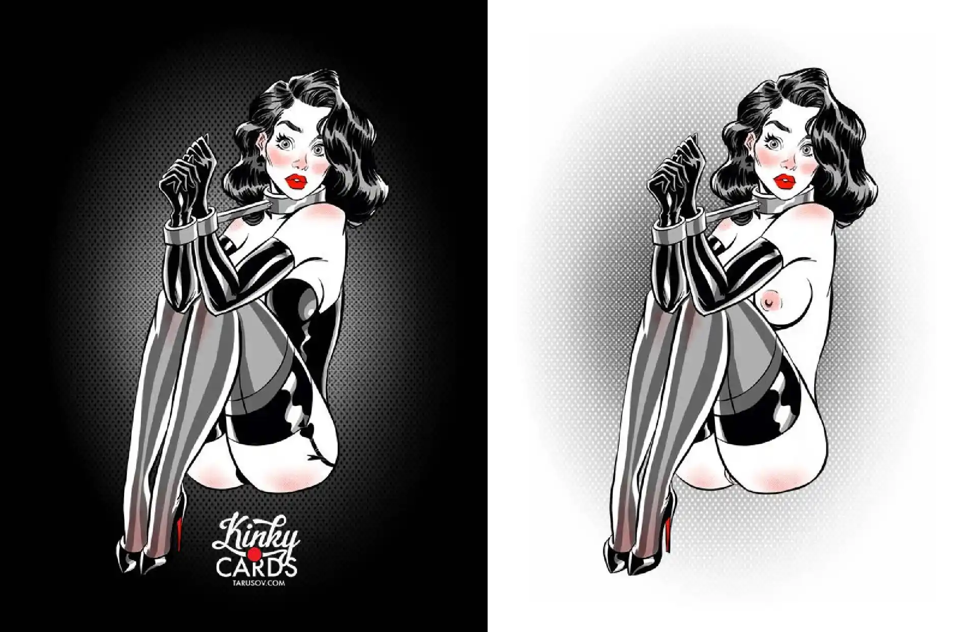 Artworks, Pinups And More Kinky Cards Full Exposure - [Andrew Tarusov] page 31