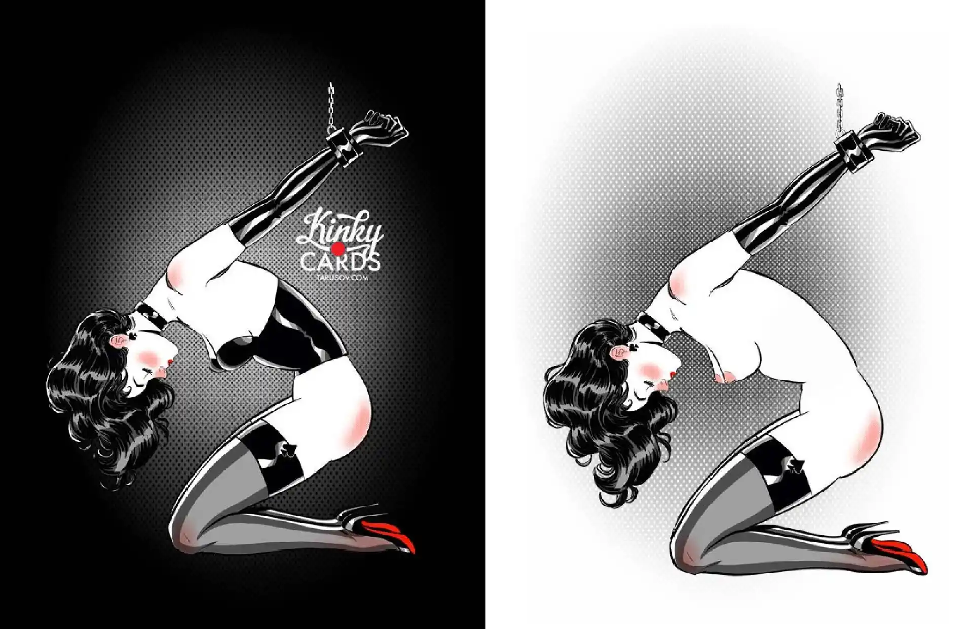 Artworks, Pinups And More Kinky Cards Full Exposure - [Andrew Tarusov] page 32
