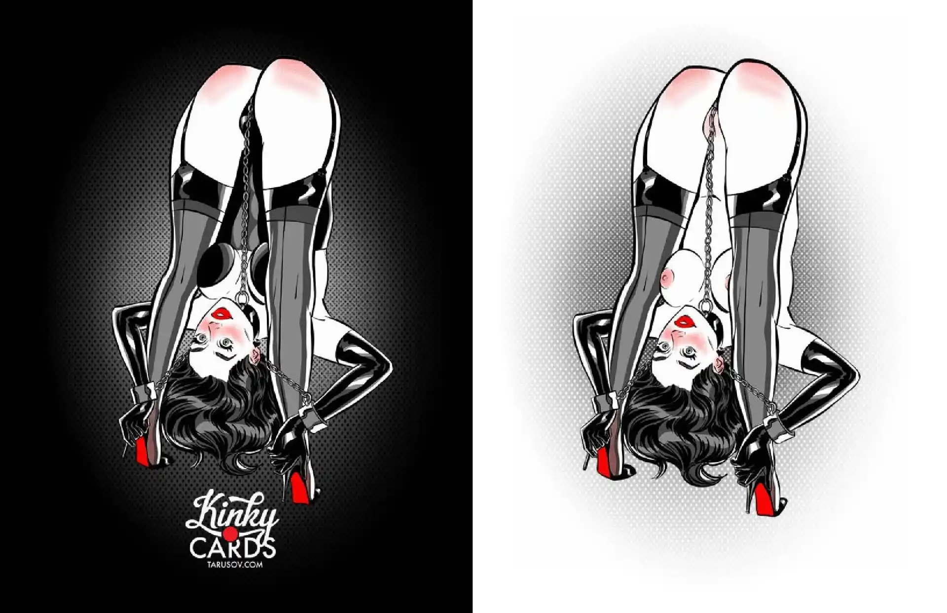 Artworks, Pinups And More Kinky Cards Full Exposure - [Andrew Tarusov] page 33