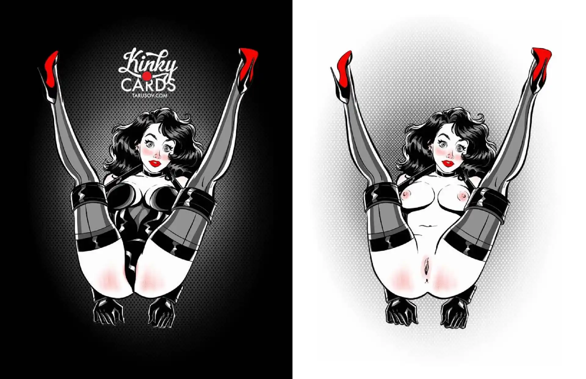Artworks, Pinups And More Kinky Cards Full Exposure - [Andrew Tarusov] page 36