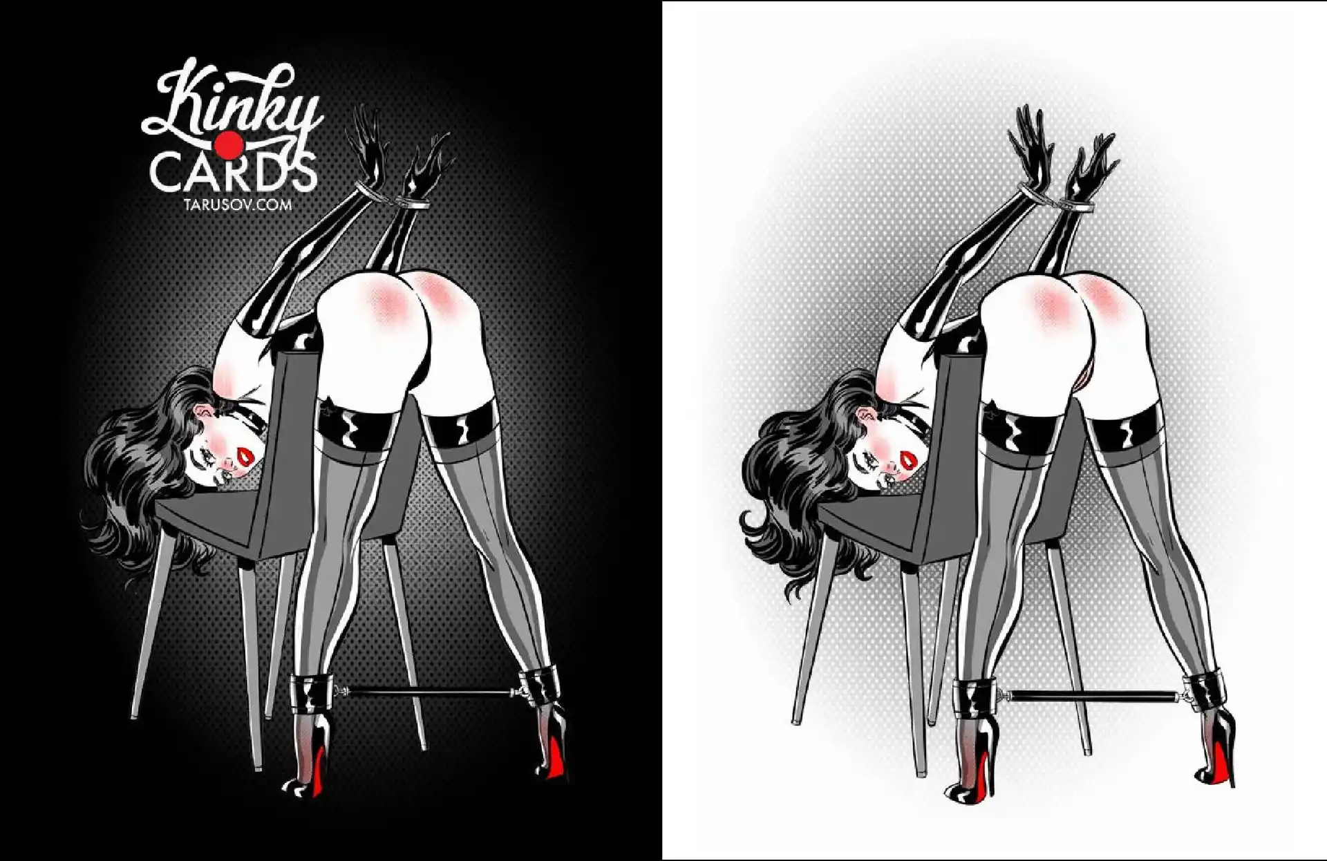 Artworks, Pinups And More Kinky Cards Full Exposure - [Andrew Tarusov] page 37