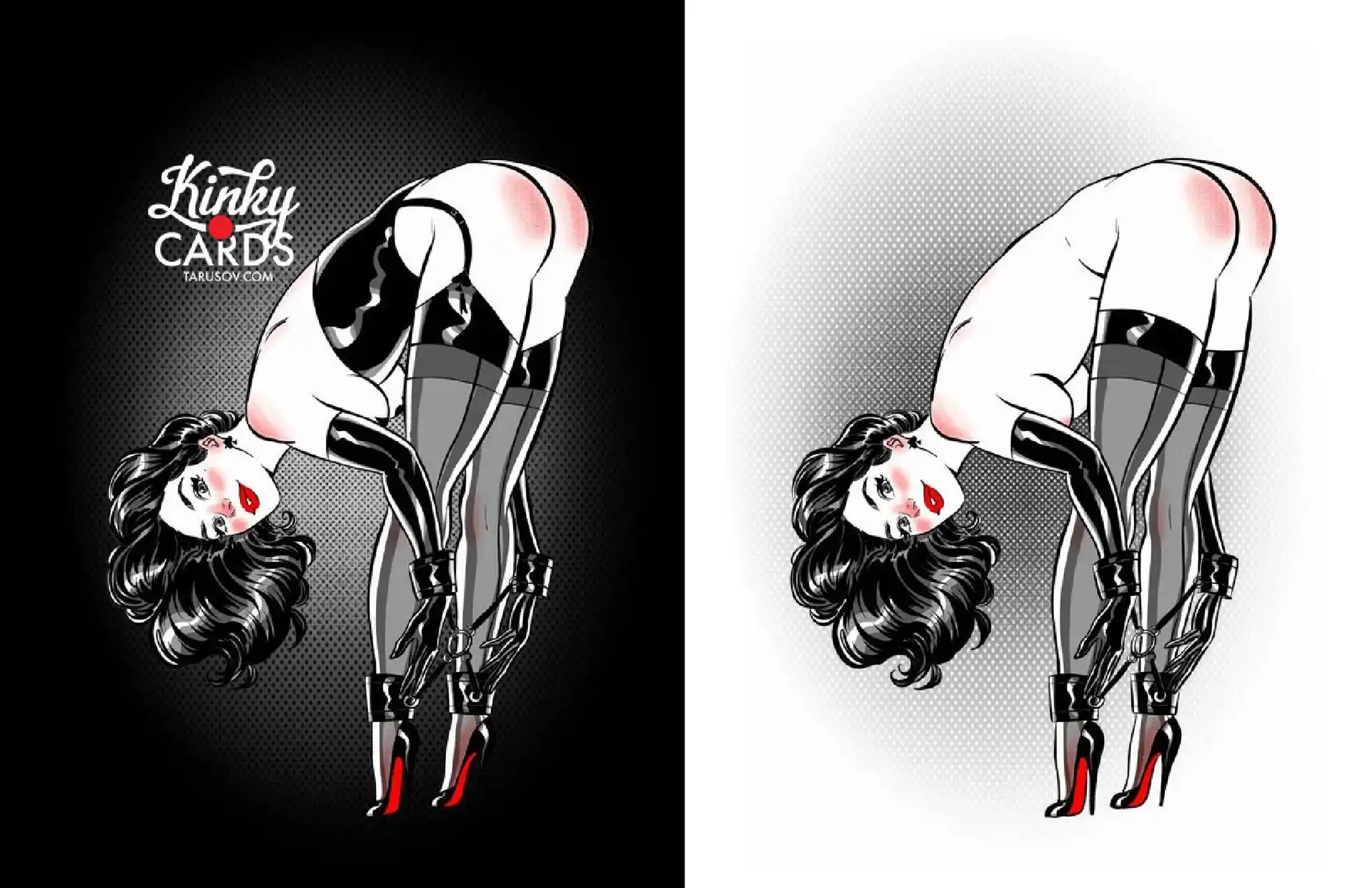 Artworks, Pinups And More Kinky Cards Full Exposure - [Andrew Tarusov] page 40