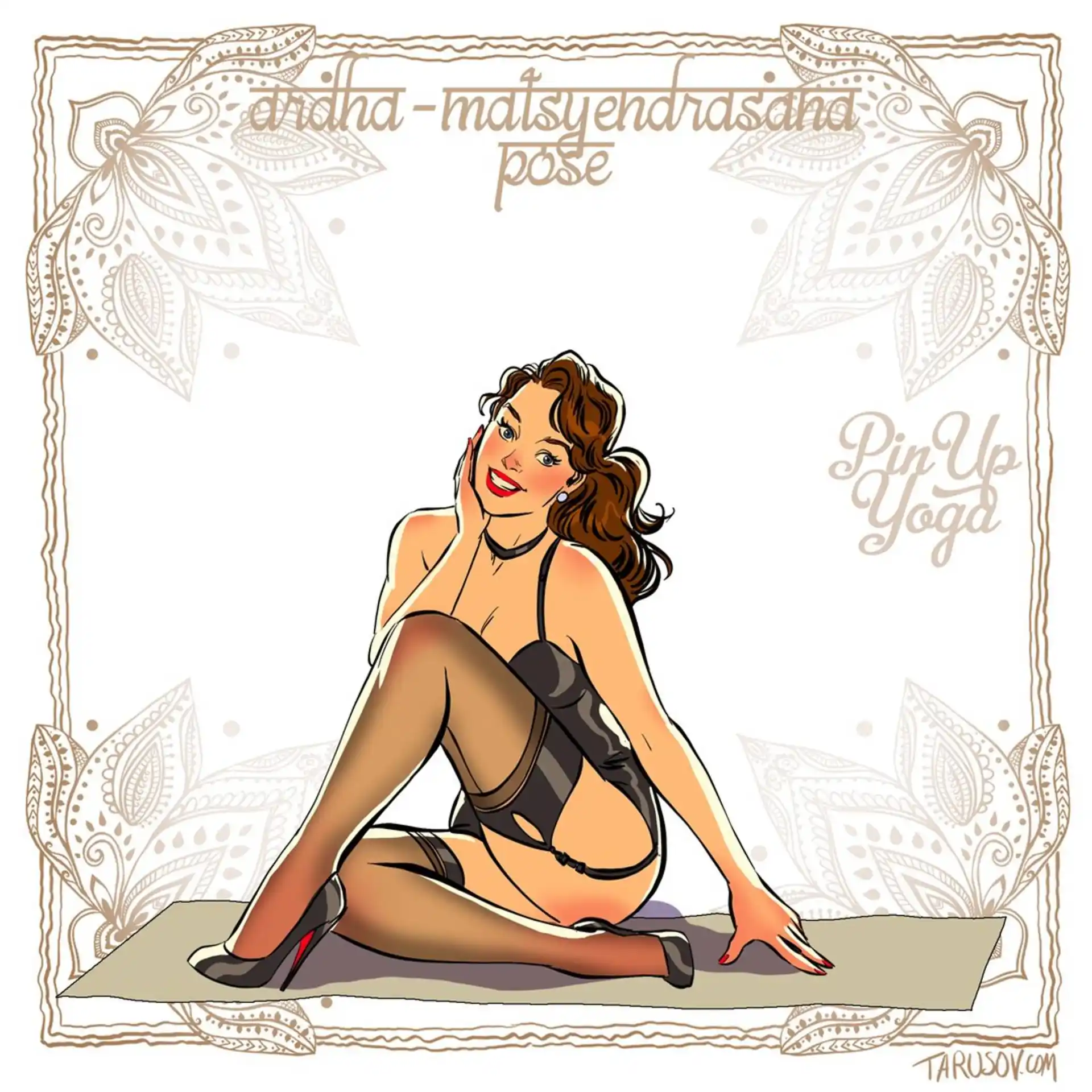 Artworks, Pinups And More Pin-up Yoga - [Andrew Tarusov] page 2