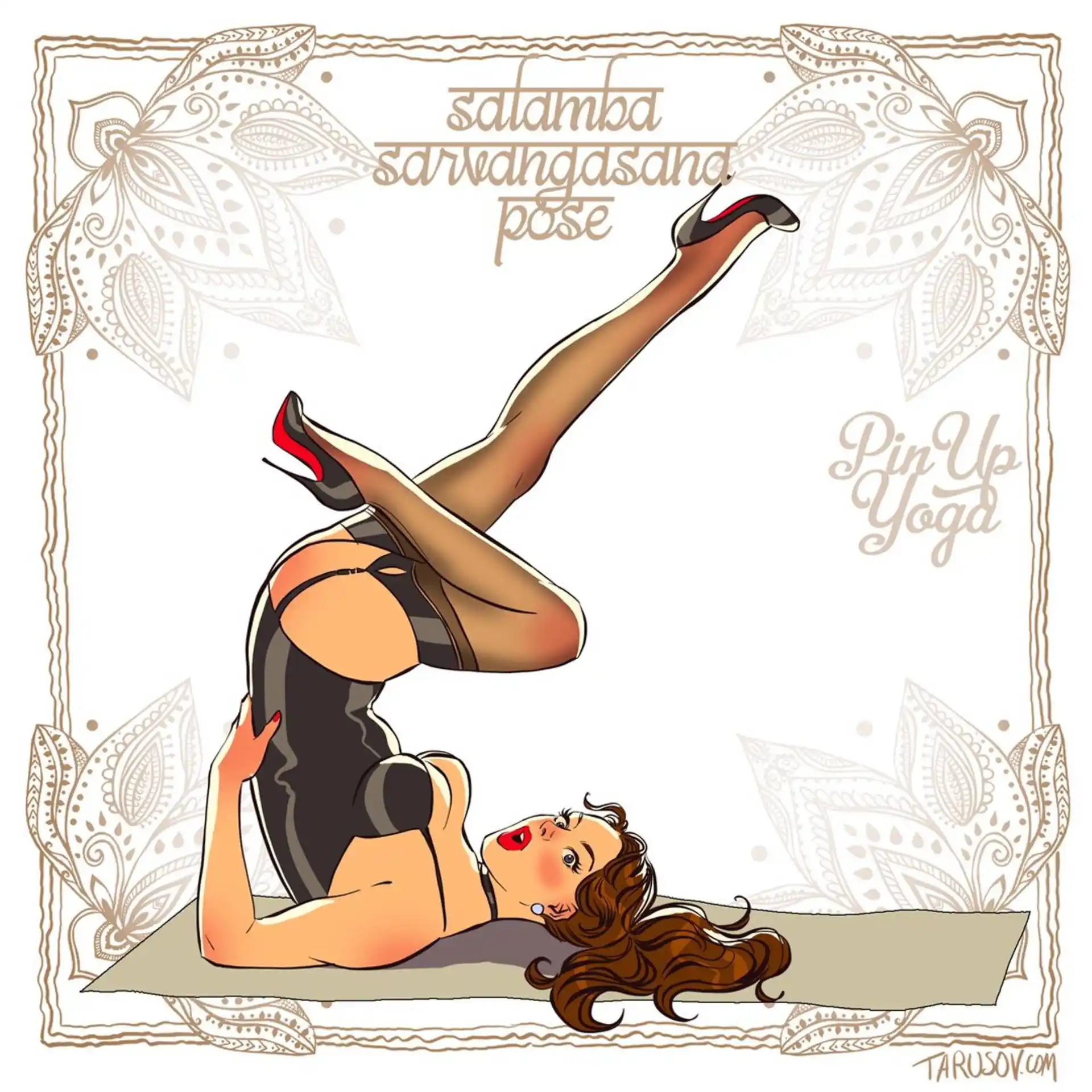 Artworks, Pinups And More Pin-up Yoga - [Andrew Tarusov] page 4