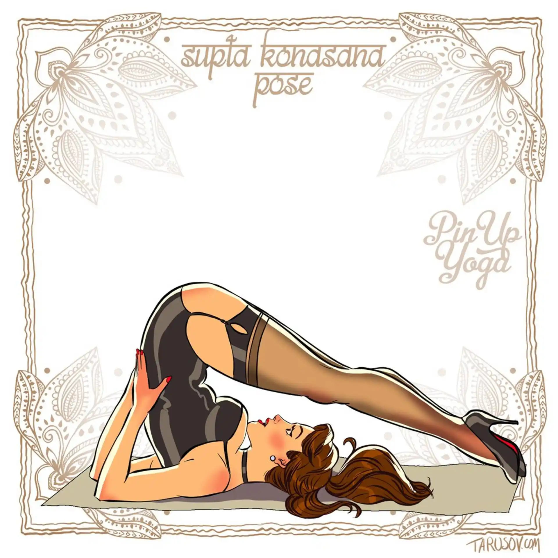 Artworks, Pinups And More Pin-up Yoga - [Andrew Tarusov] page 5