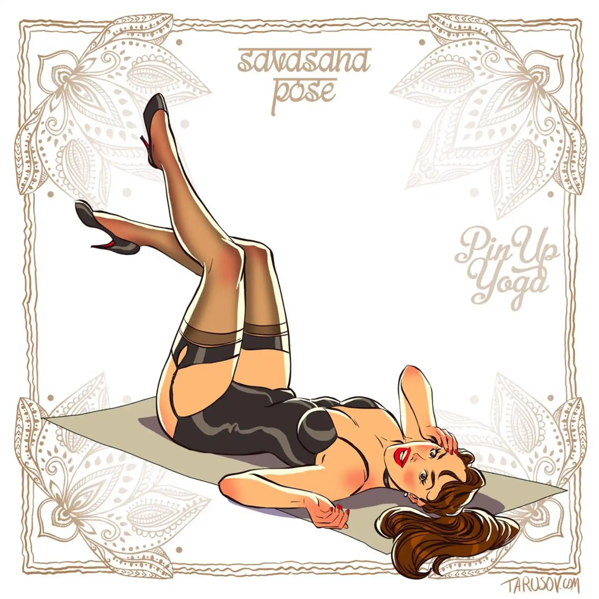 Artworks, Pinups And More Pin-up Yoga - [Andrew Tarusov] page 6